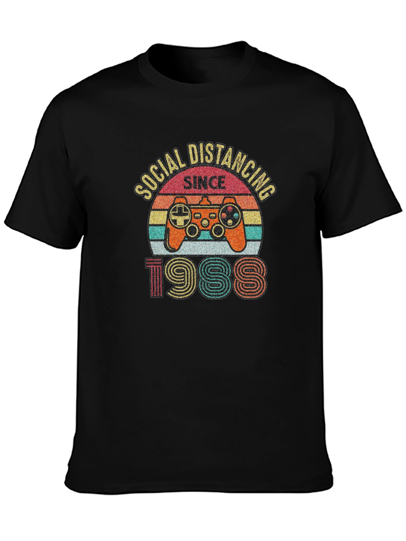 Social Distancing Since 1988 Gamer T-Shirt