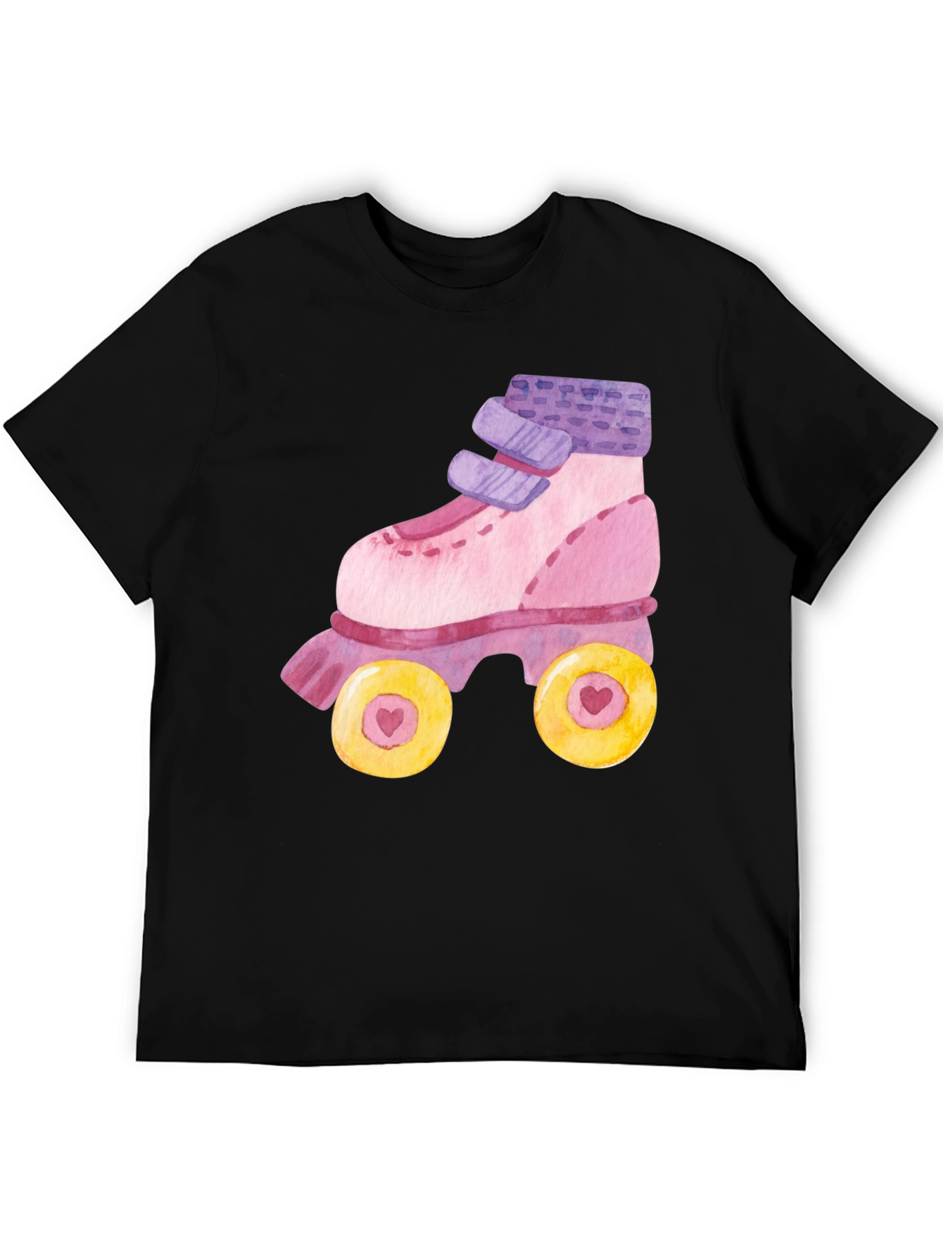 Skate T-Shirt: Retro Style Black Tee