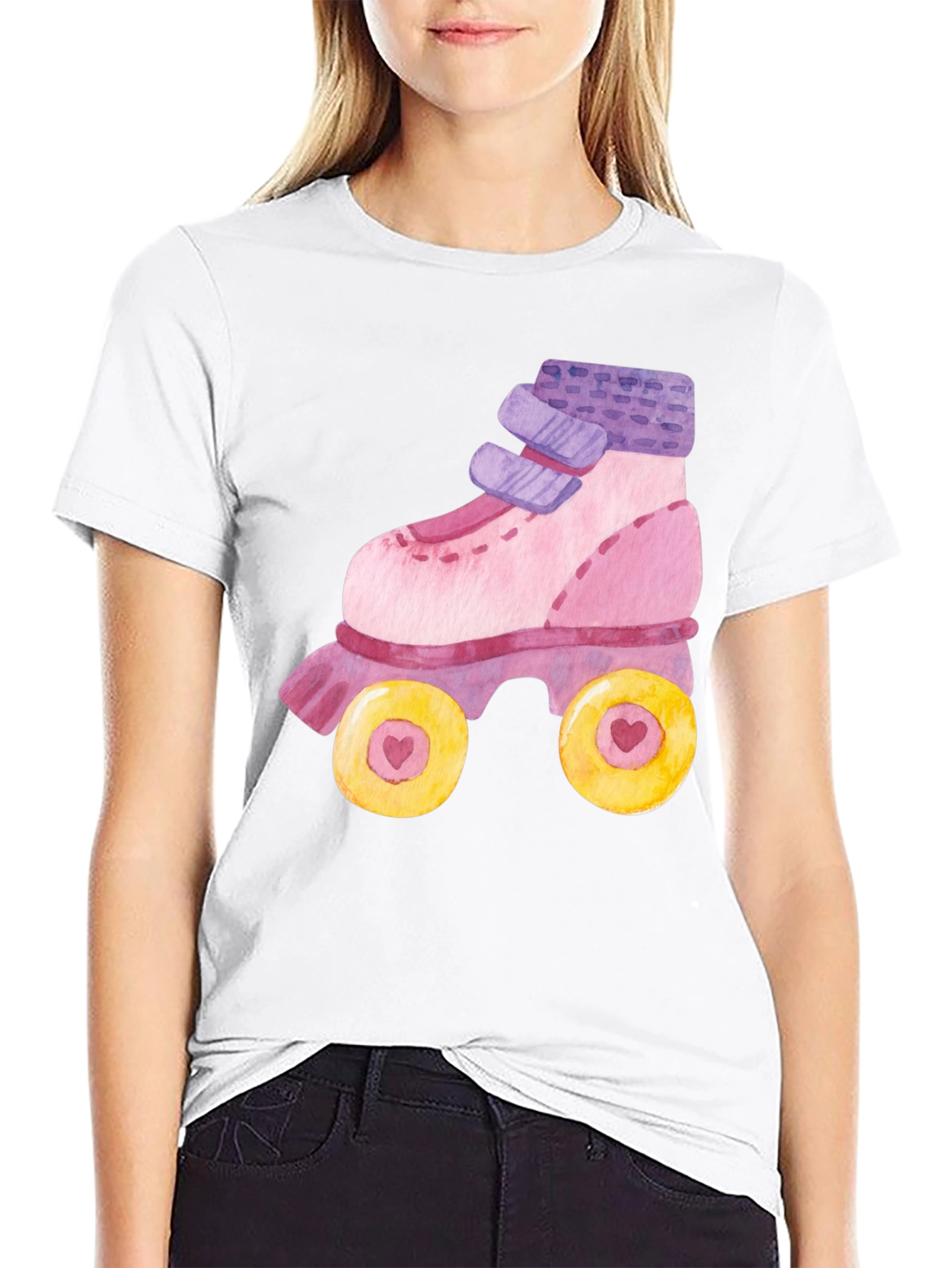 Skate T-Shirt: Retro Style Black Tee