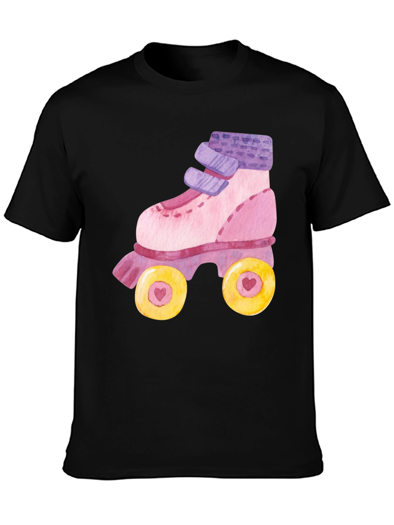 Skate T-Shirt: Retro Style Black Tee