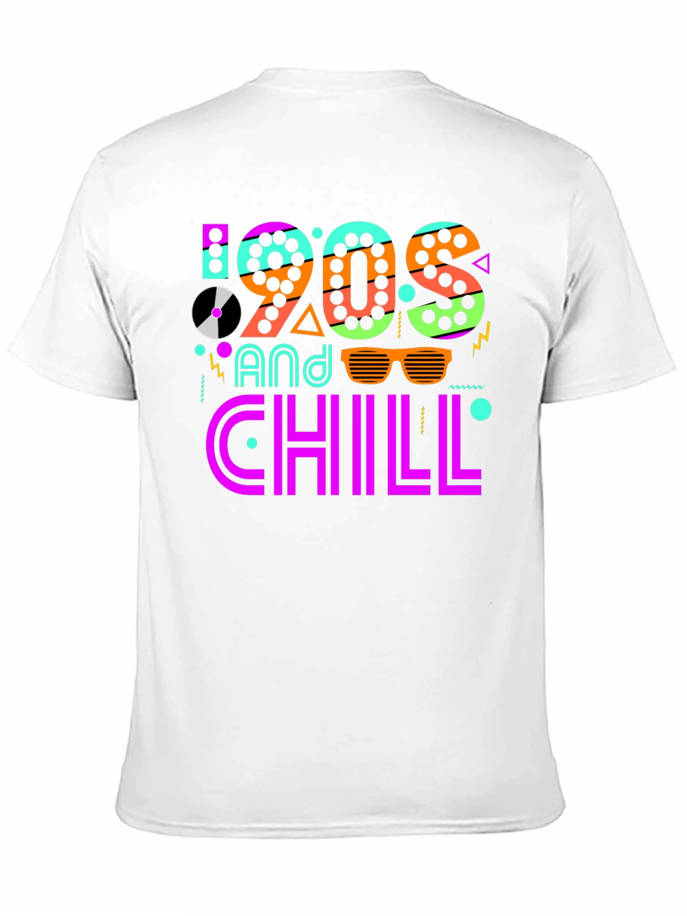 90s and Chill Graphic T-Shirt - Retro Style Tee