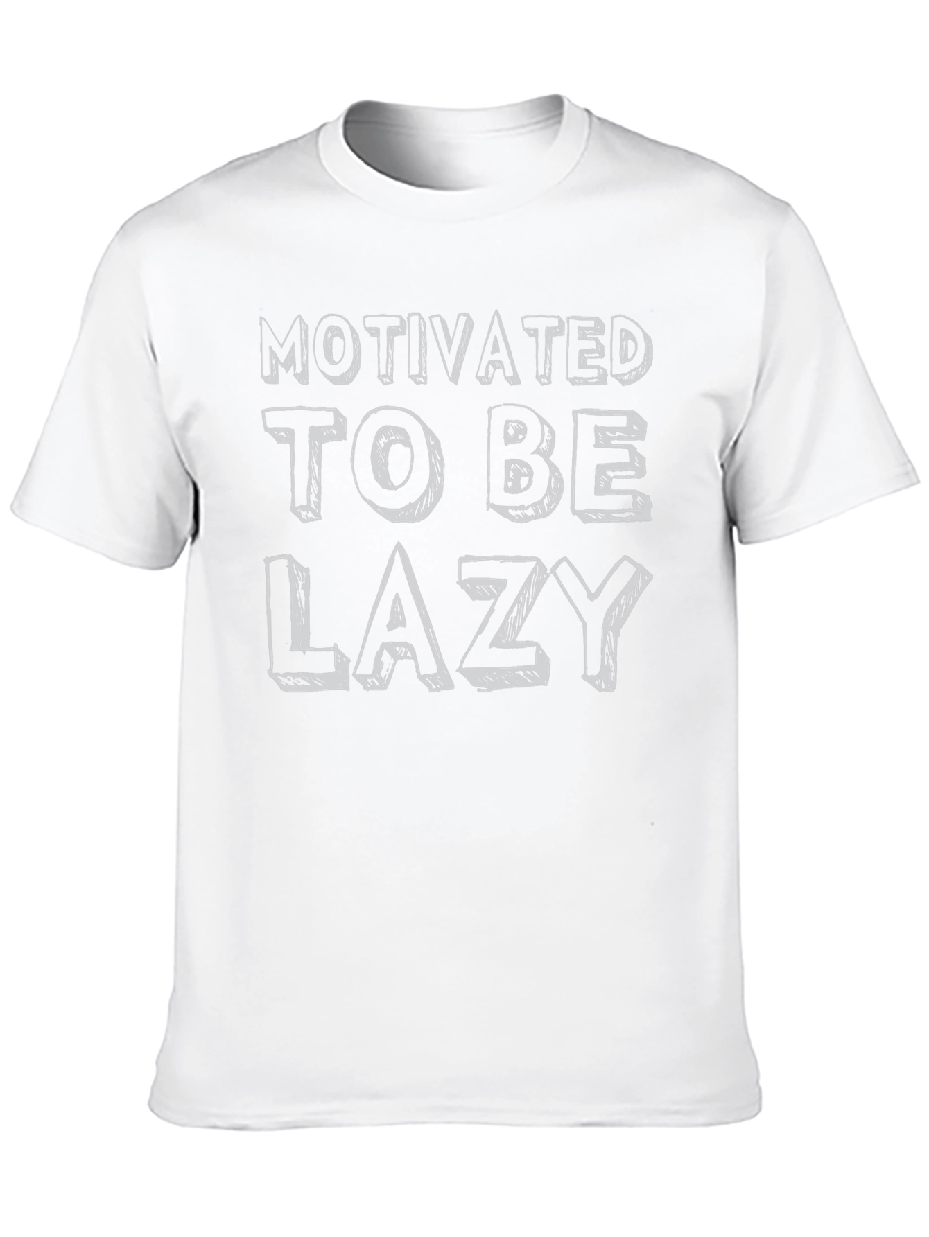 Motivated To Be Lazy Graphic T-Shirt