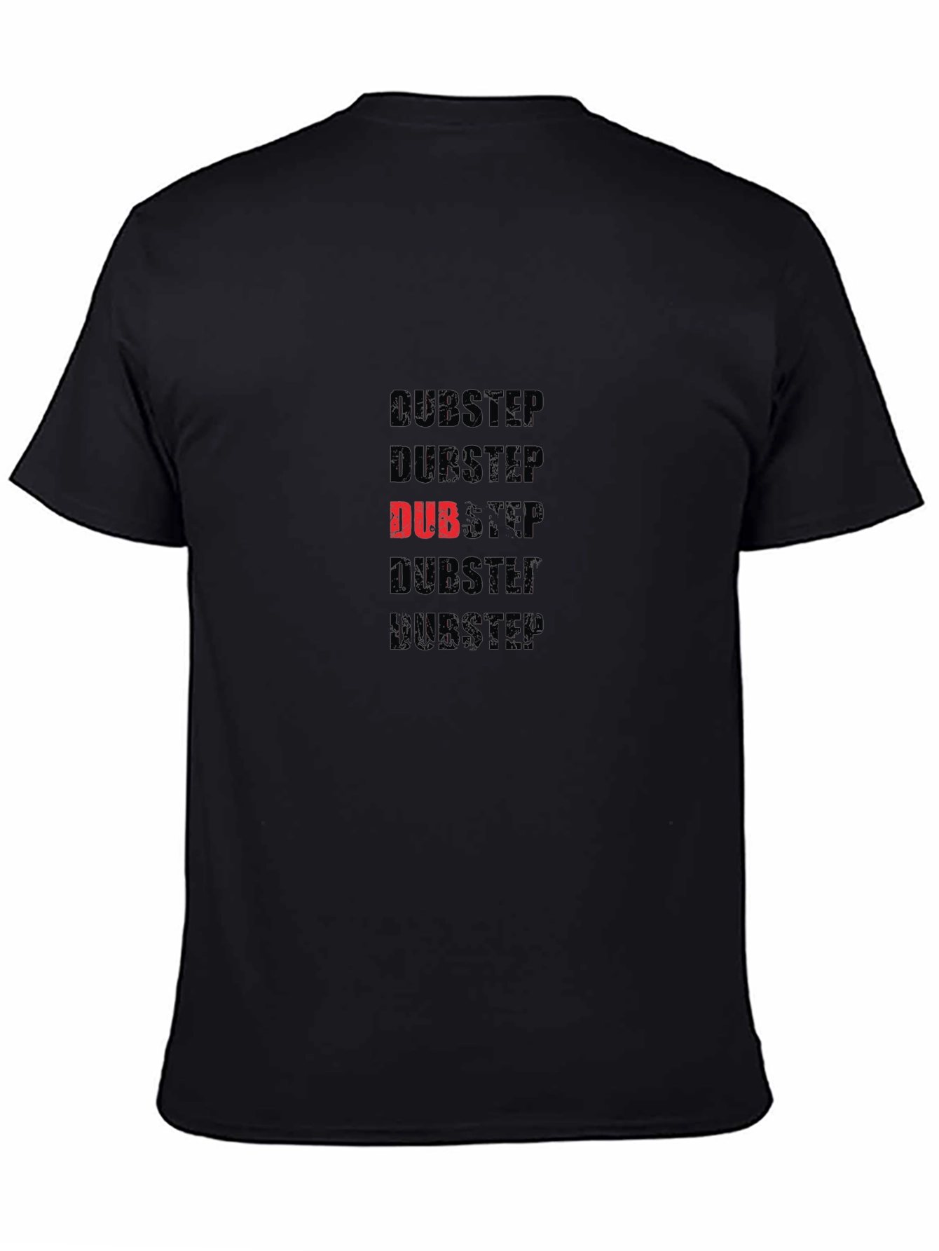Dubstep Graphic Black T-Shirt