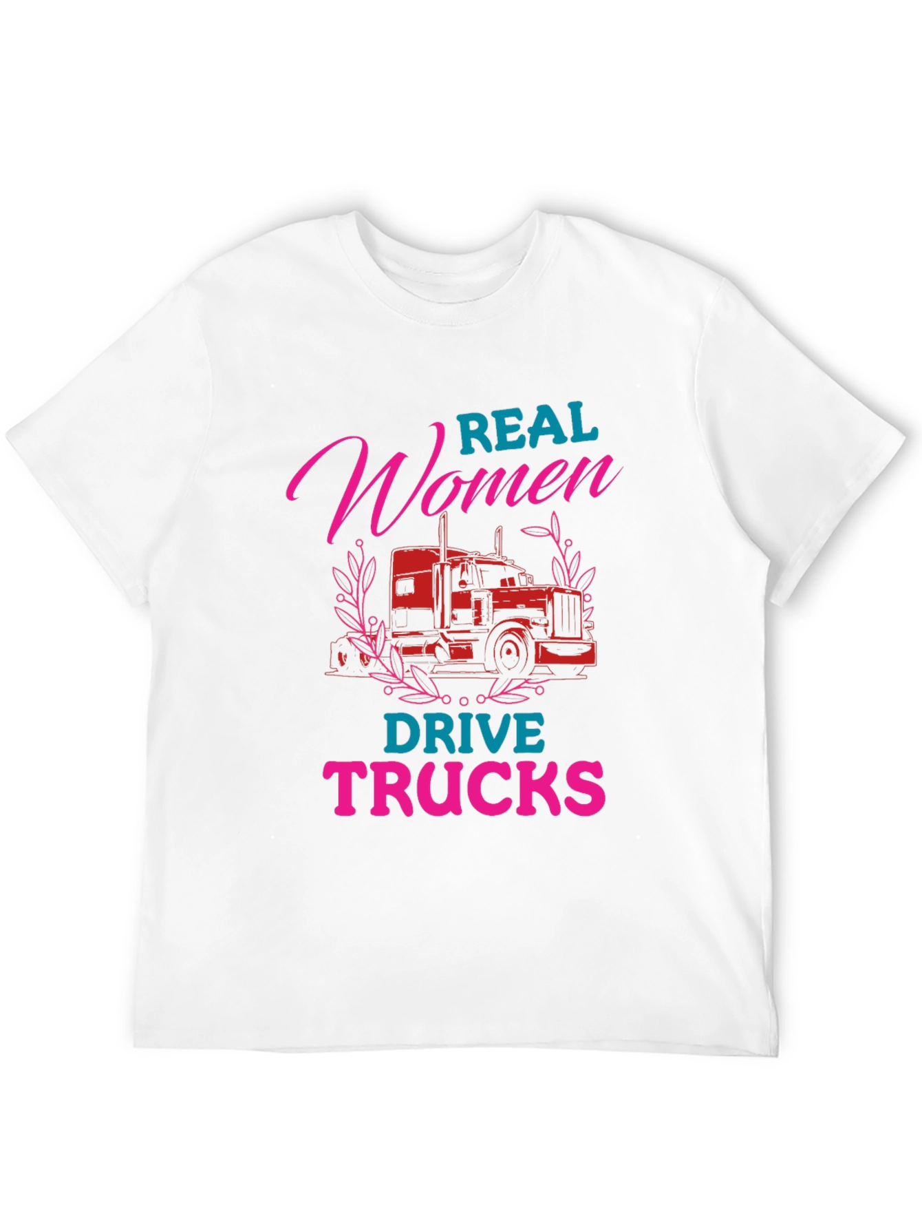 Real Women Drive Trucks Graphic Tee
