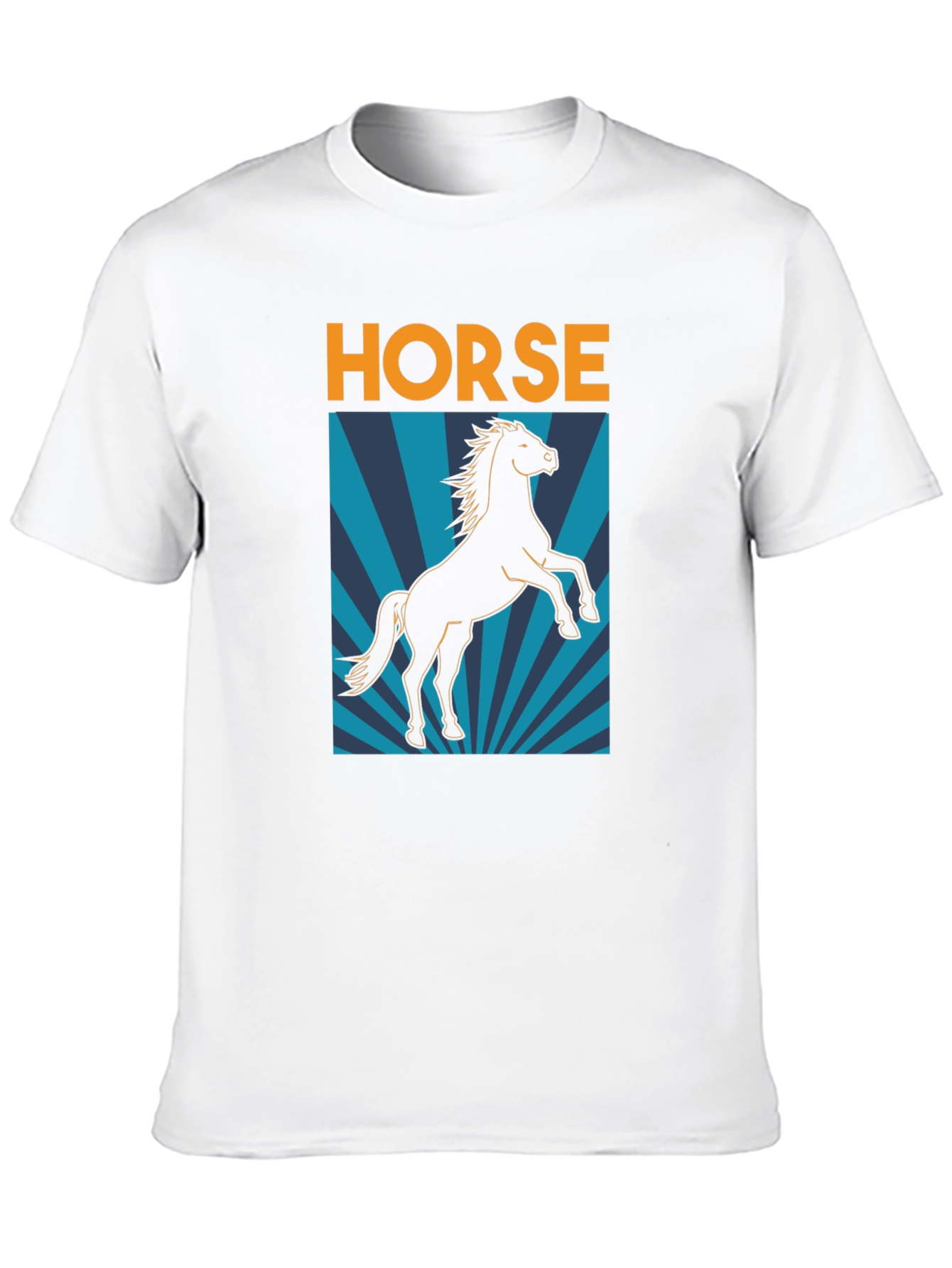 Horse Graphic T-Shirt - Black