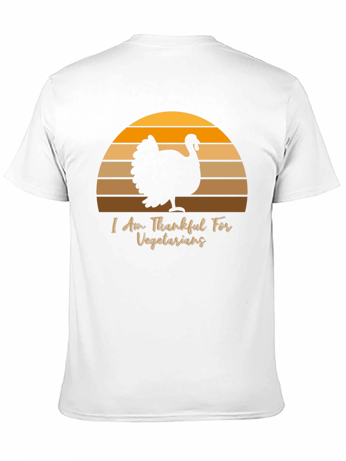 Thanksgiving Turkey Vegetarian T-Shirt