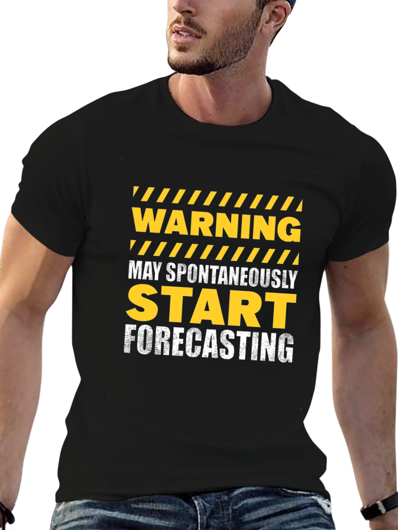 Warning May Spontaneously Start Forecasting Graphic Tee
