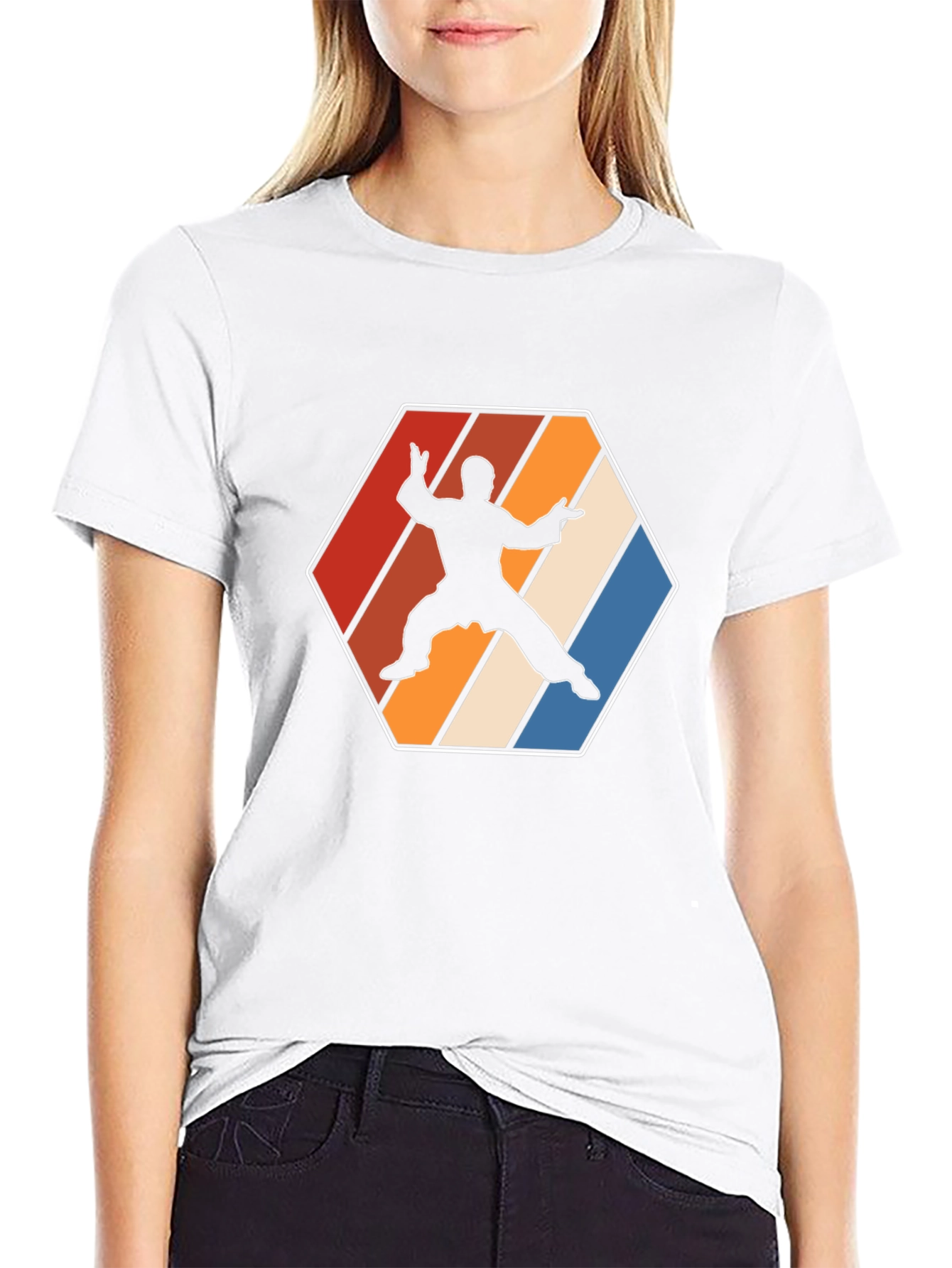 Retro Martial Arts Graphic Tee