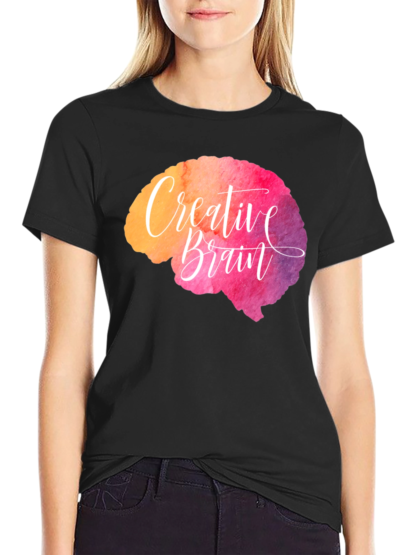 Creative Brain T-Shirt - Artistic Design