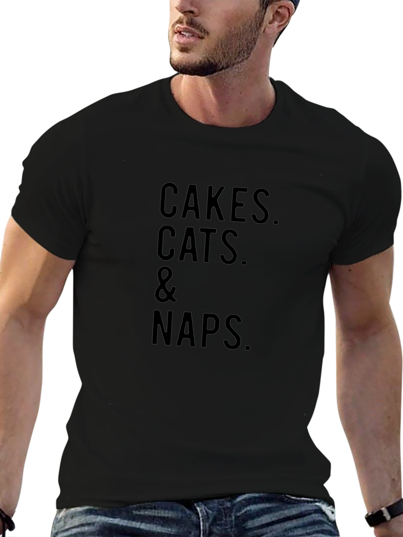 Cakes Cats & Naps - Graphic T-Shirt