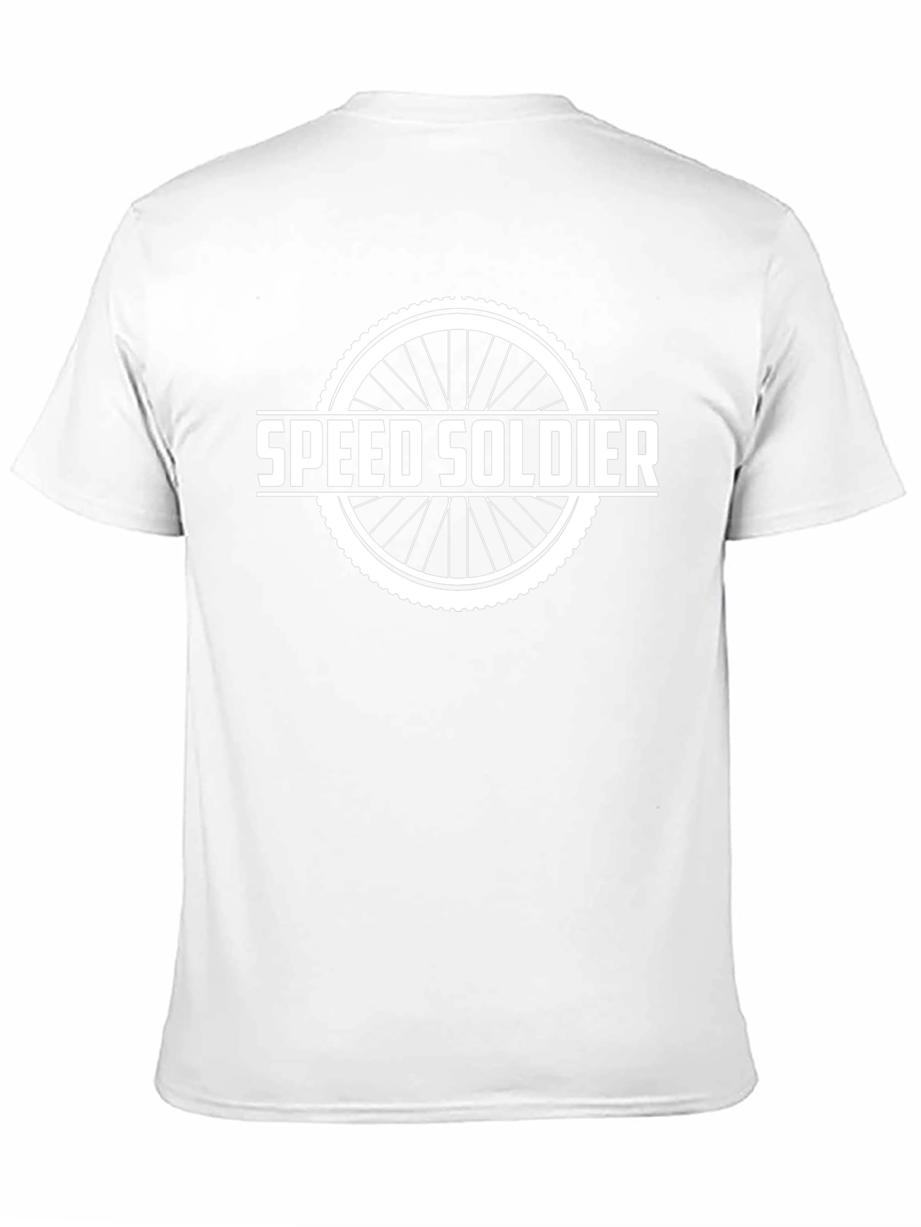 Speed Soldier Graphic Tee - Black Cotton T-Shirt