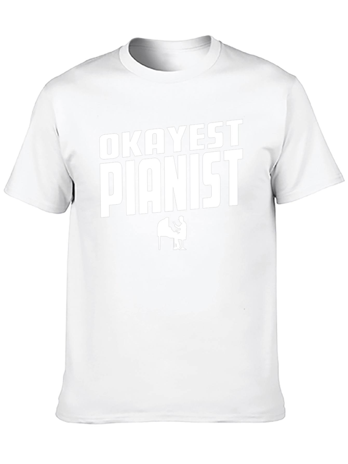 Okayest Pianist Black Graphic Tee