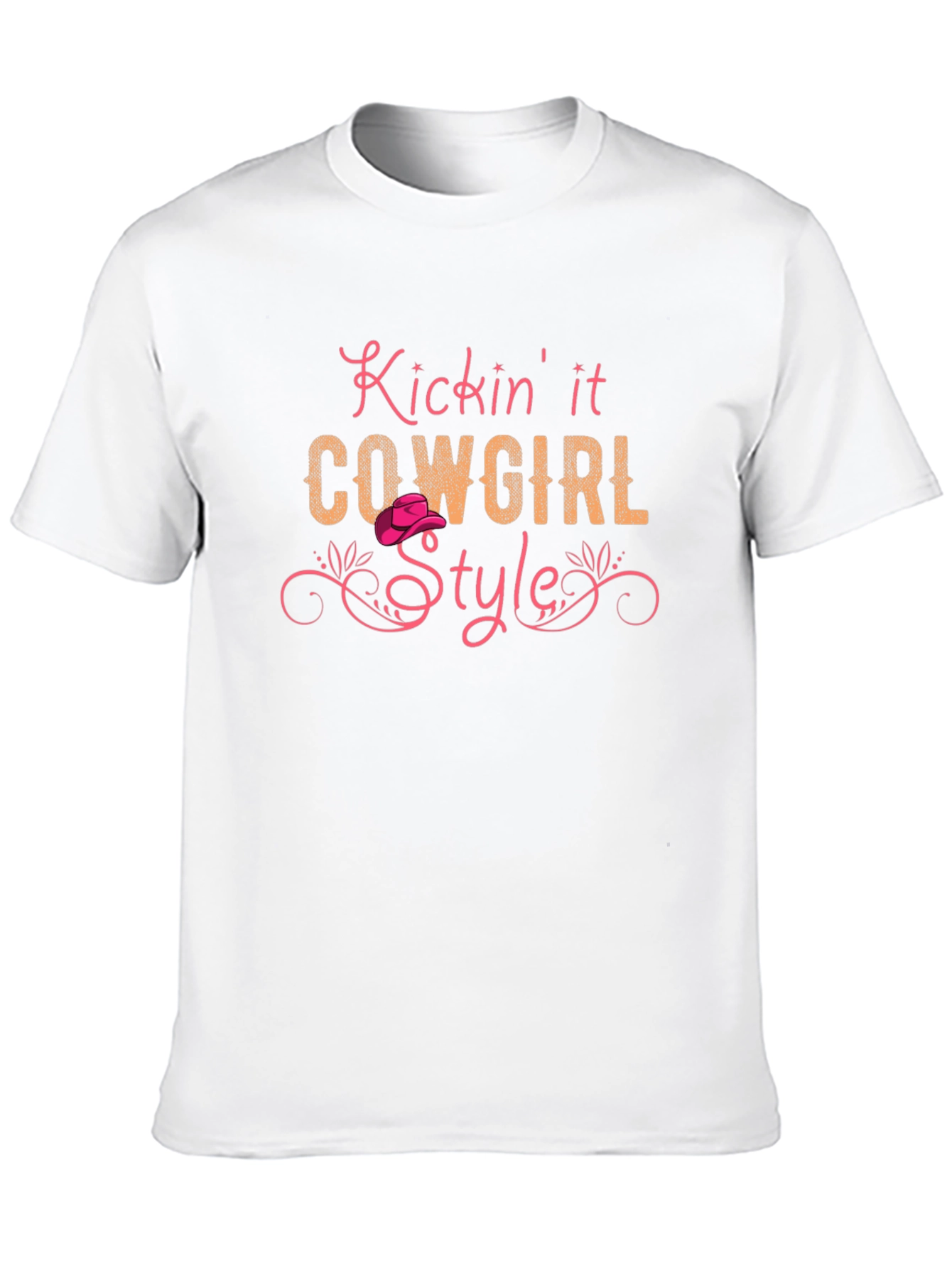 Kicking it Cowgirl Style Graphic Tee