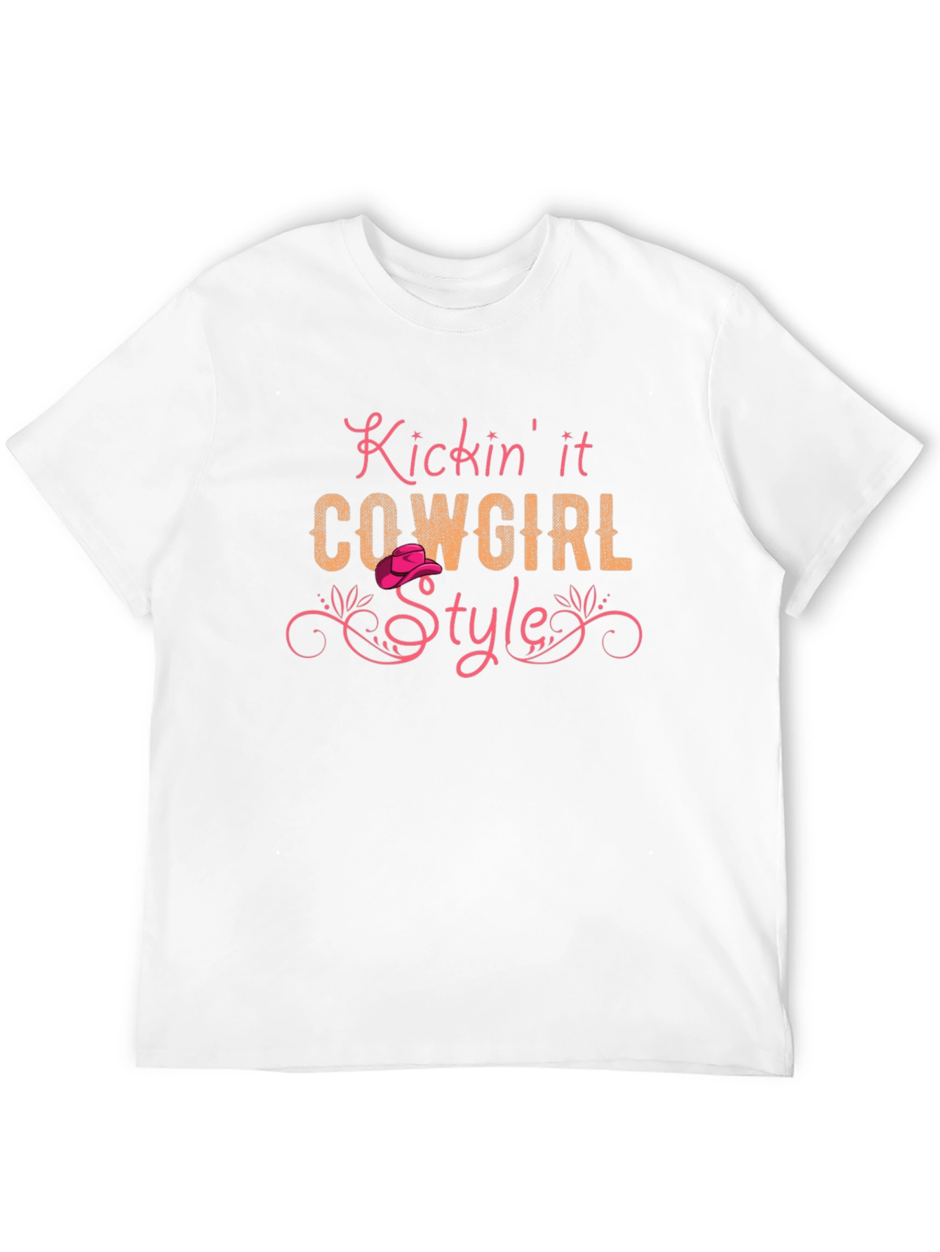 Kicking it Cowgirl Style Graphic Tee