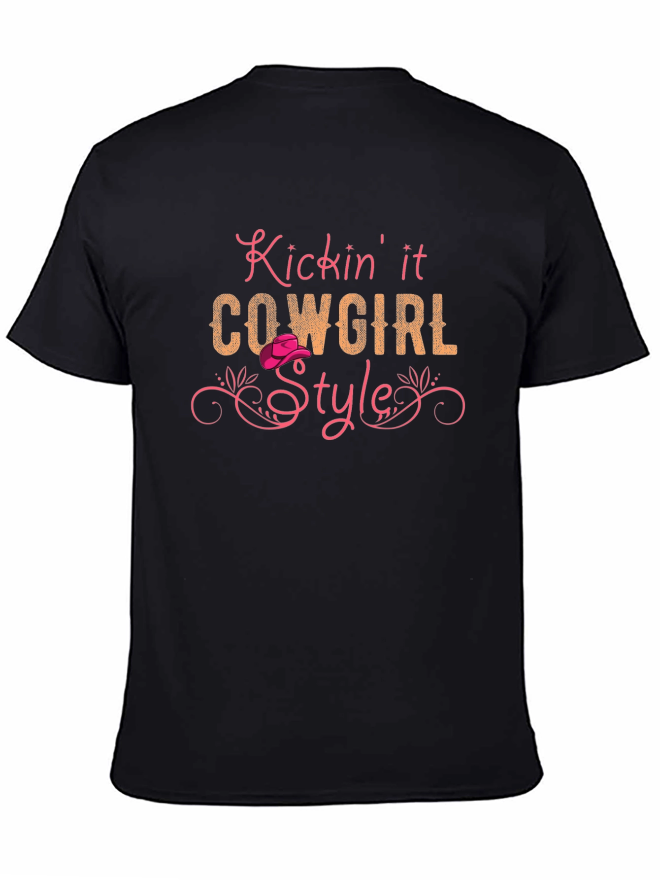 Kicking it Cowgirl Style Graphic Tee