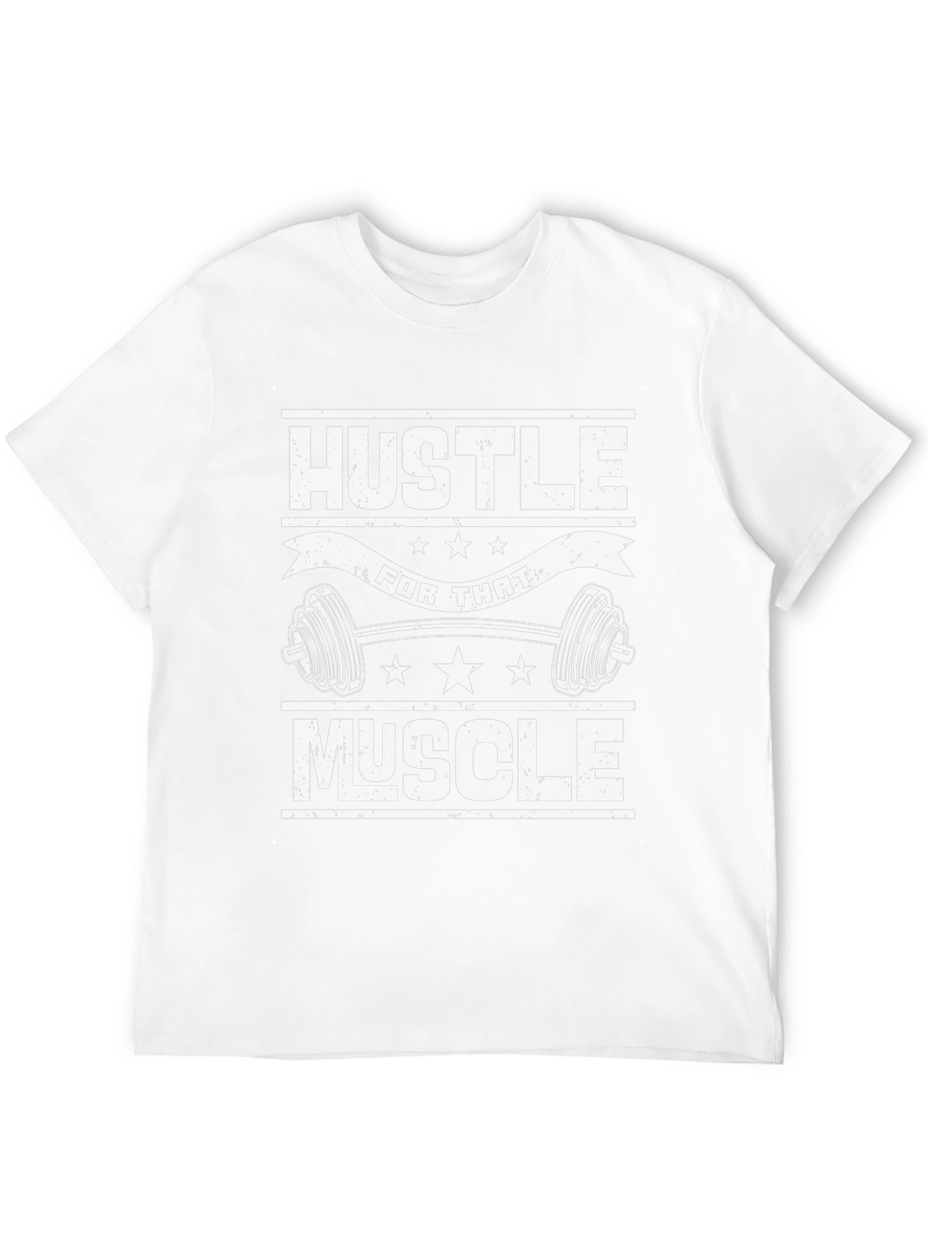 Hustle for That Muscle Black Graphic T-Shirt
