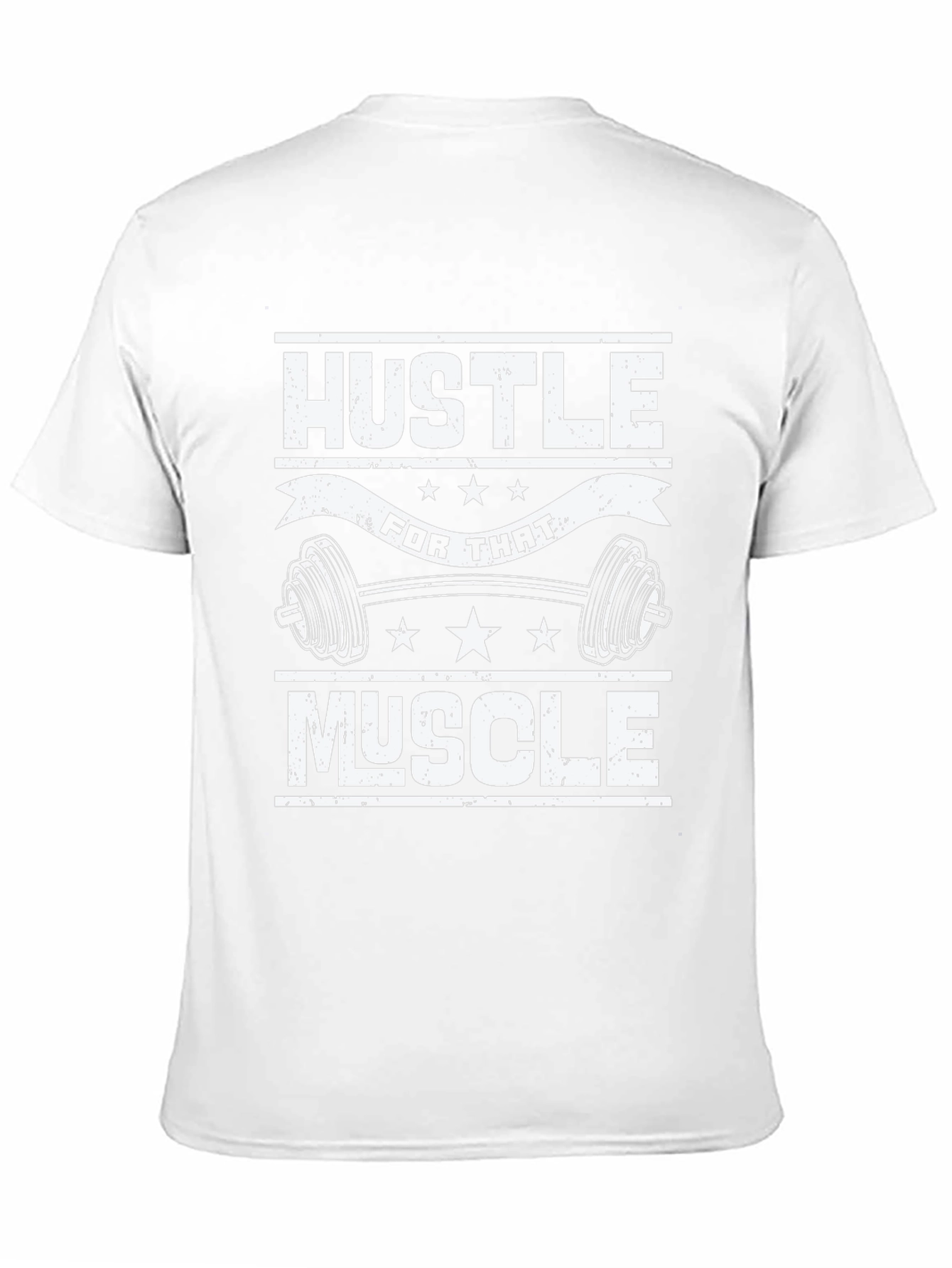 Hustle for That Muscle Black Graphic T-Shirt