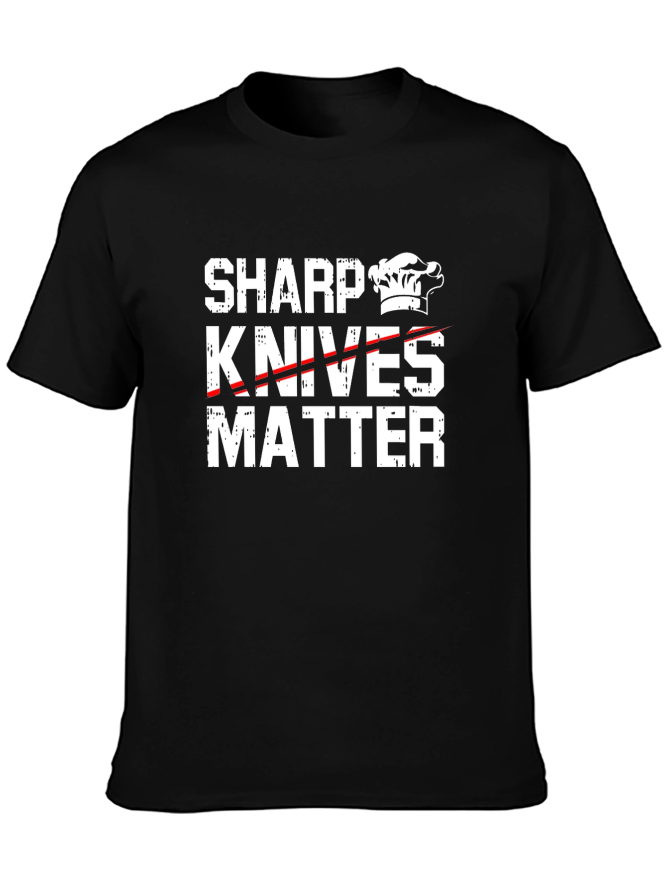 Sharp Knives Matter Graphic Tee - Black