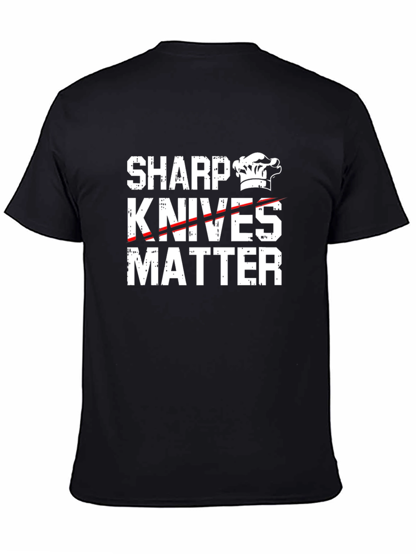 Sharp Knives Matter Graphic Tee - Black
