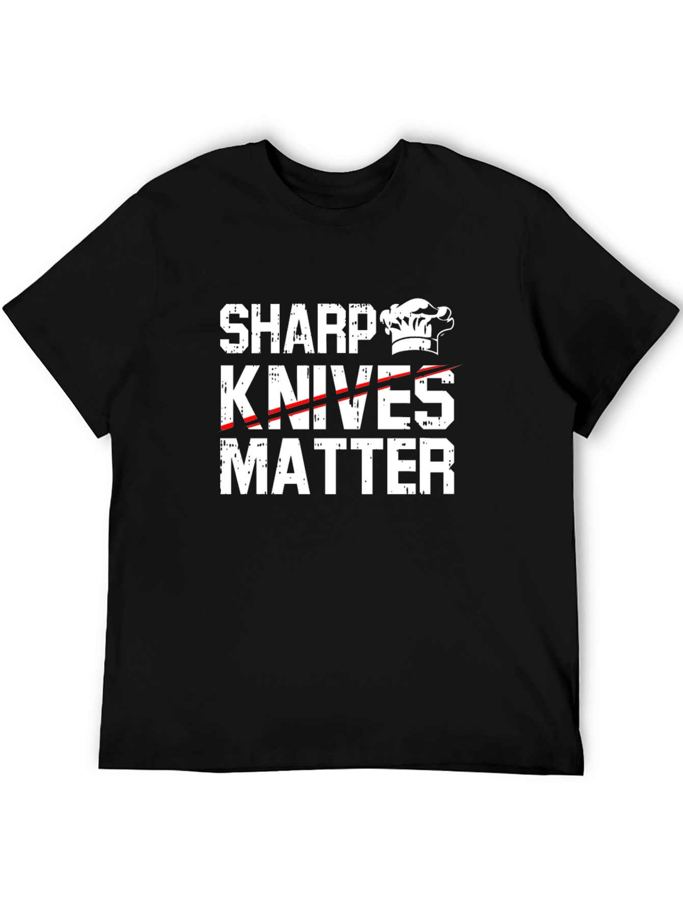 Sharp Knives Matter Graphic Tee - Black