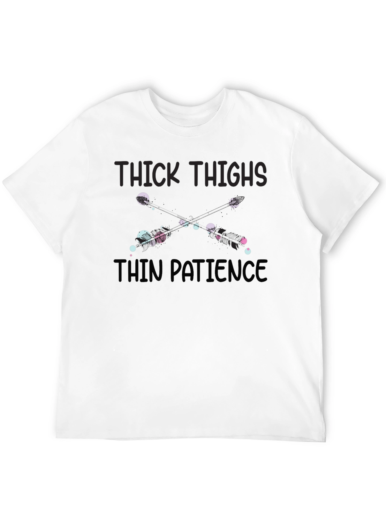Thick Thighs Thin Patience Graphic T-Shirt