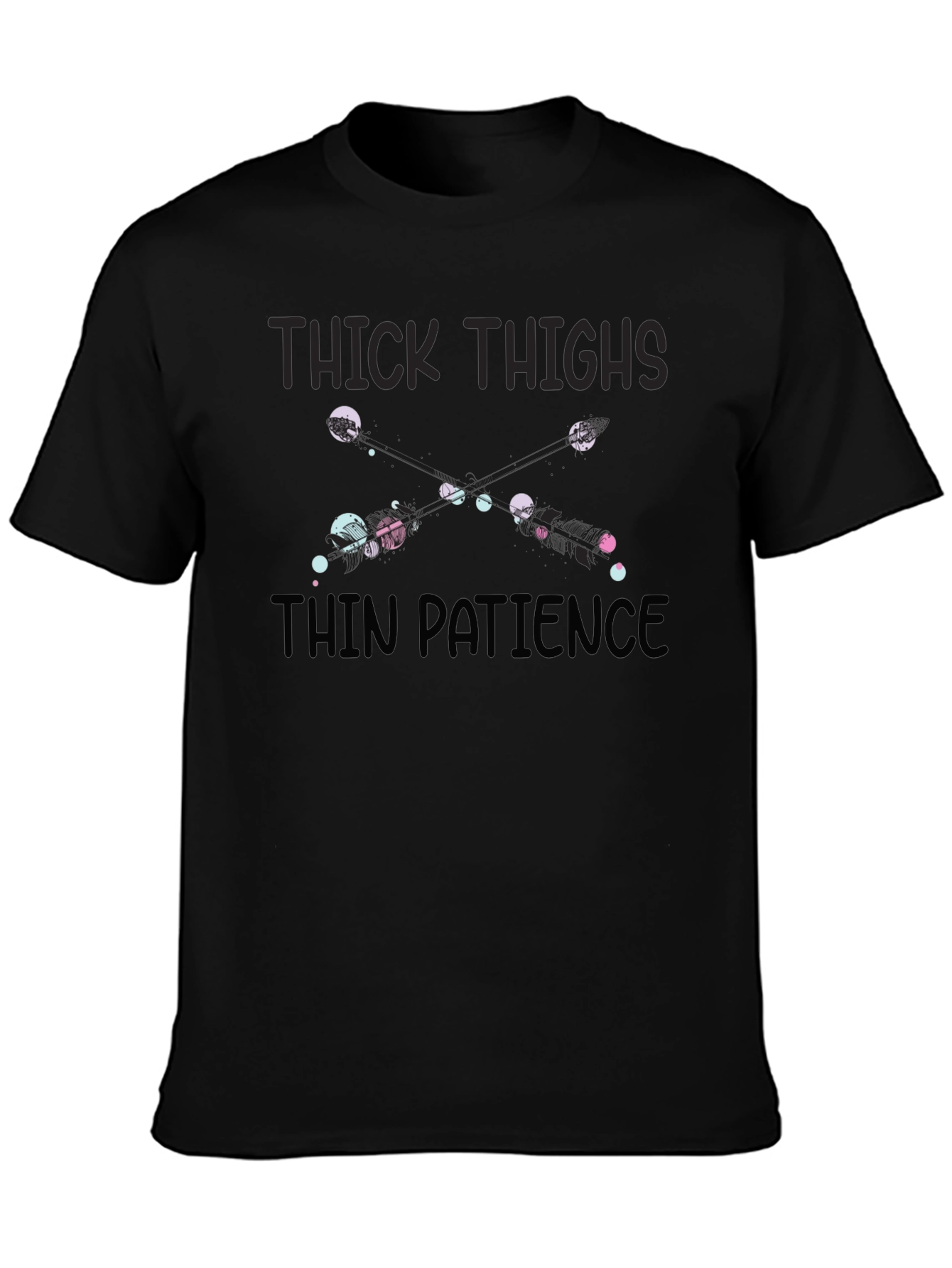 Thick Thighs Thin Patience Graphic T-Shirt
