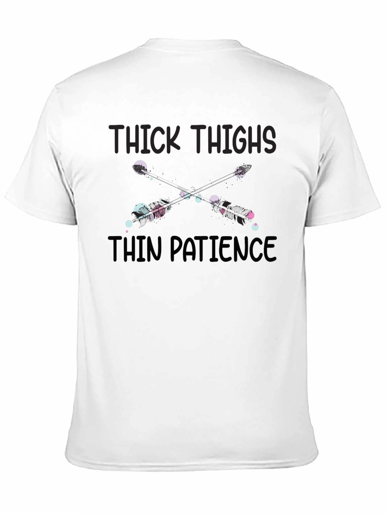 Thick Thighs Thin Patience Graphic T-Shirt