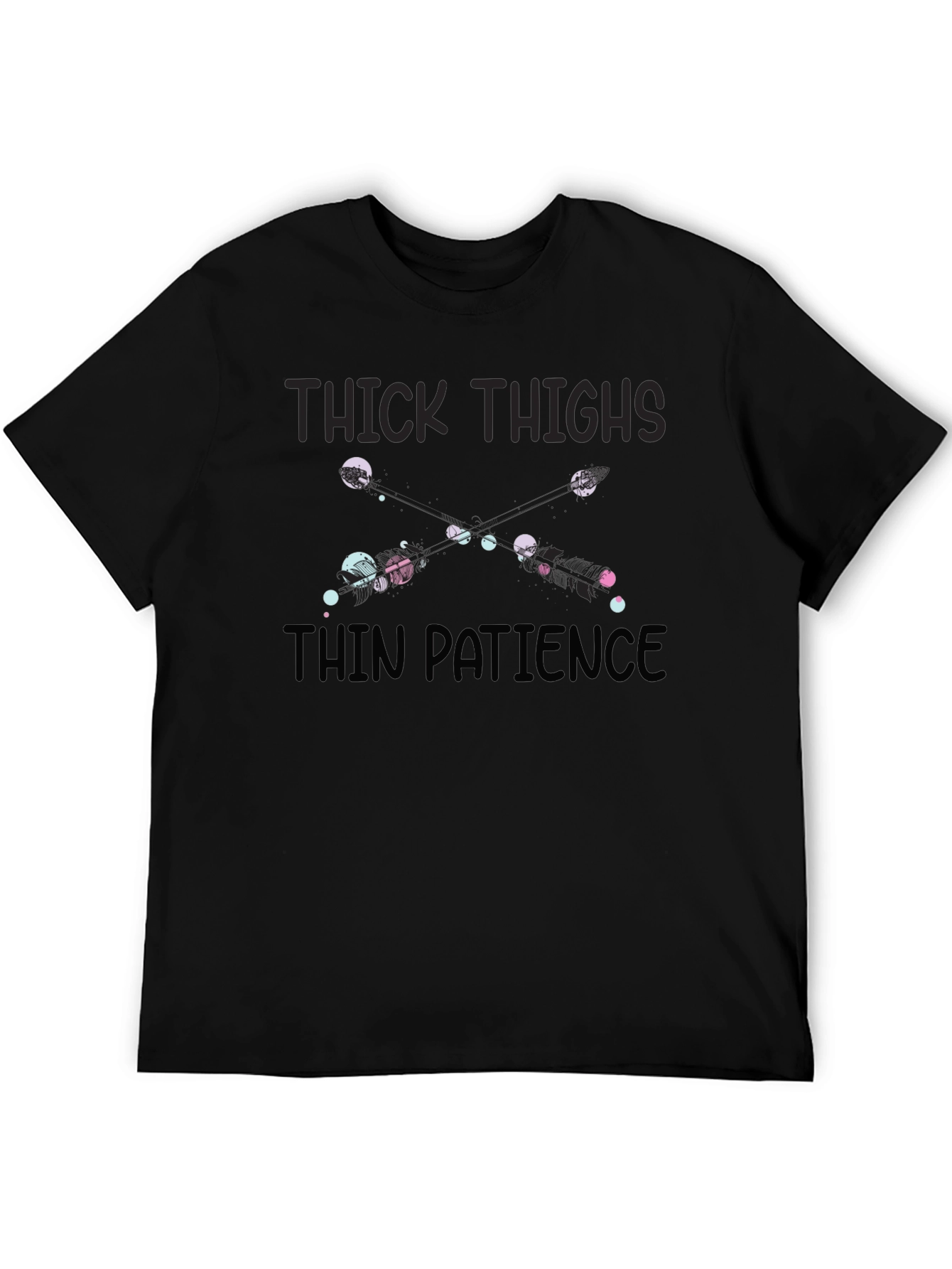 Thick Thighs Thin Patience Graphic T-Shirt