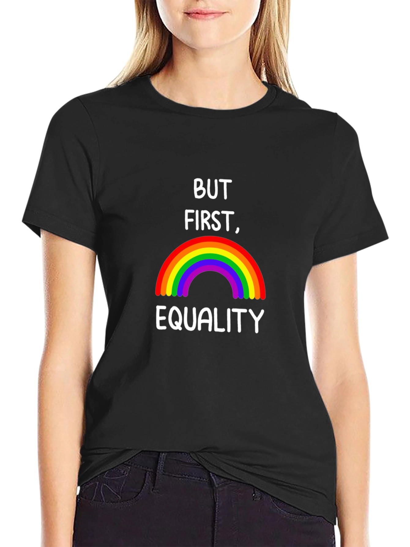Equality Rainbow Graphic T-Shirt
