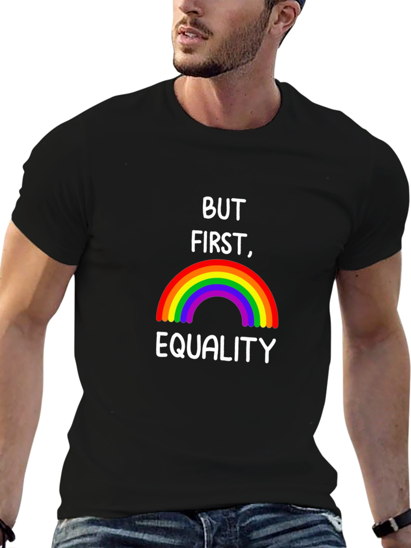 Equality Rainbow Graphic T-Shirt