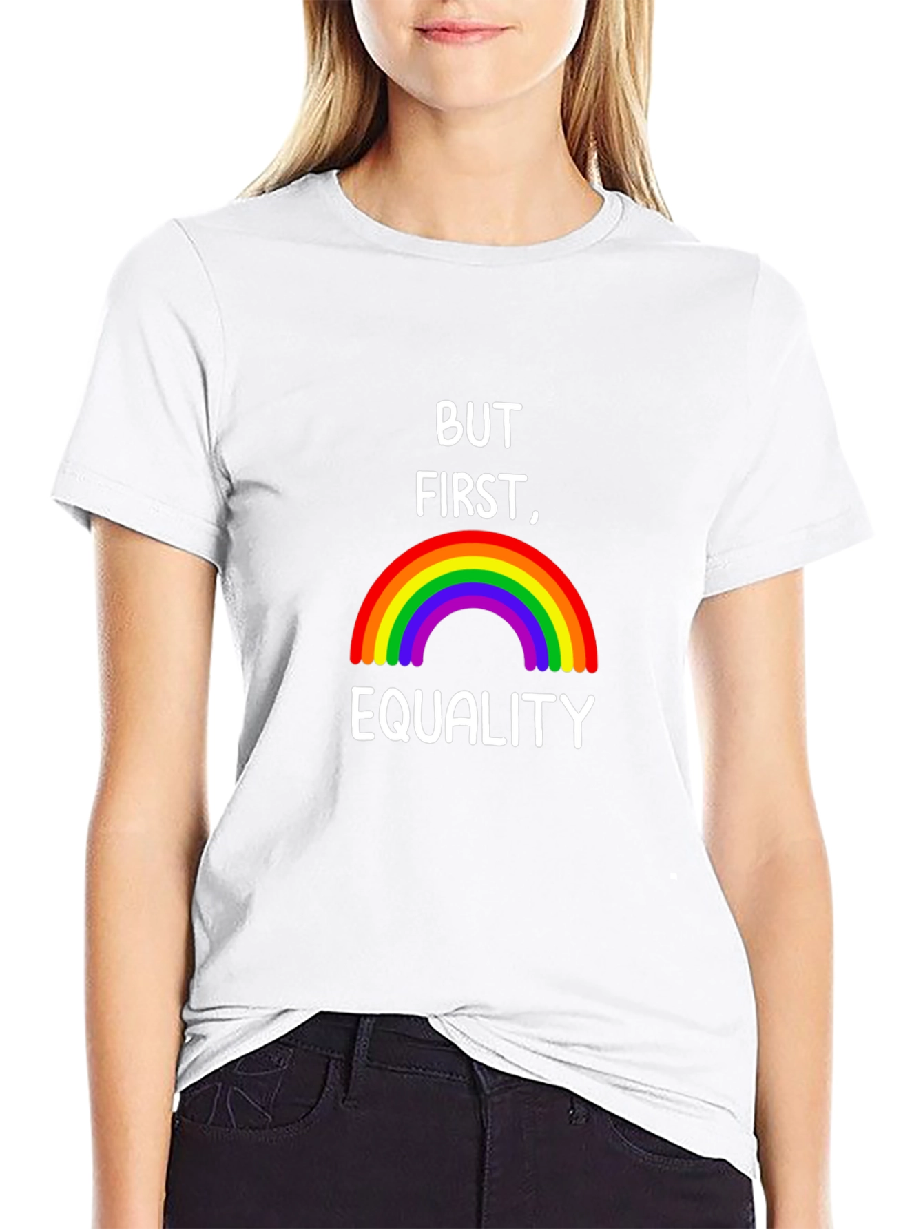 Equality Rainbow Graphic T-Shirt
