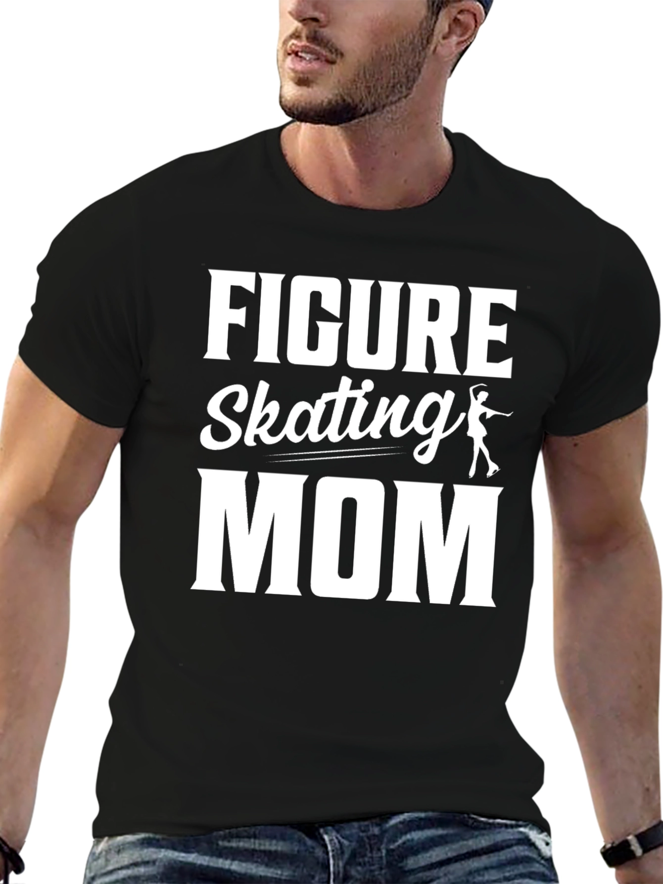 Figure Skating Mom T-Shirt - Black