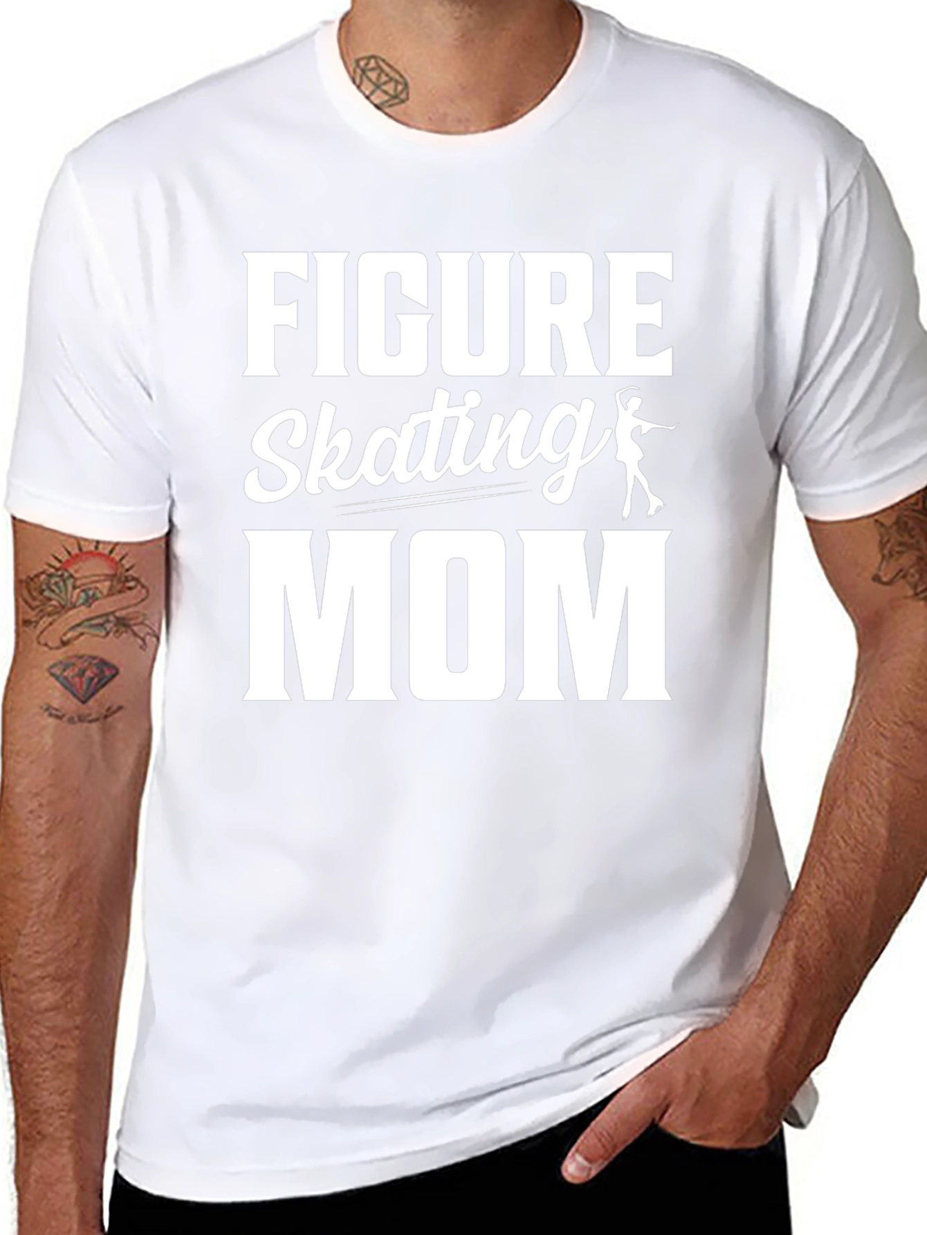 Figure Skating Mom T-Shirt - Black