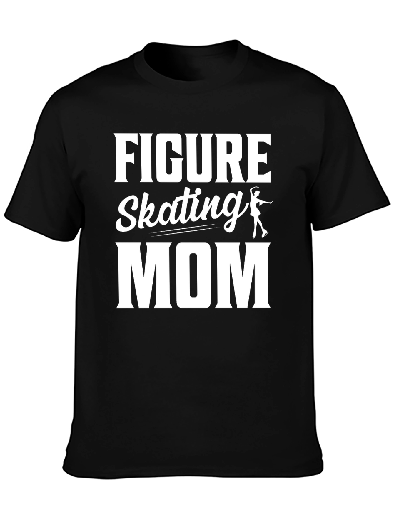 Figure Skating Mom T-Shirt - Black