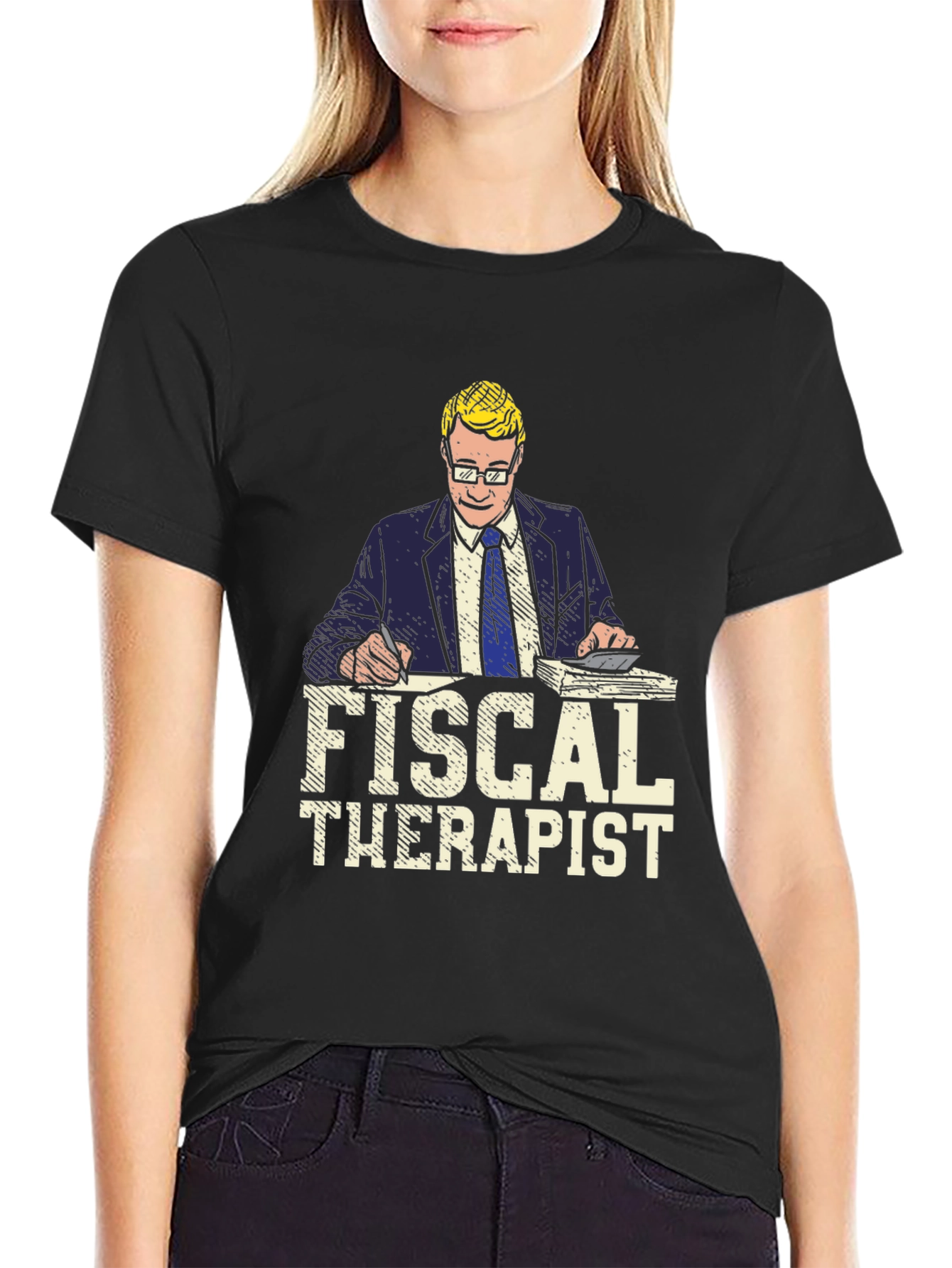 Fiscal Therapist Graphic Tee - Accountant Humor T-Shirt