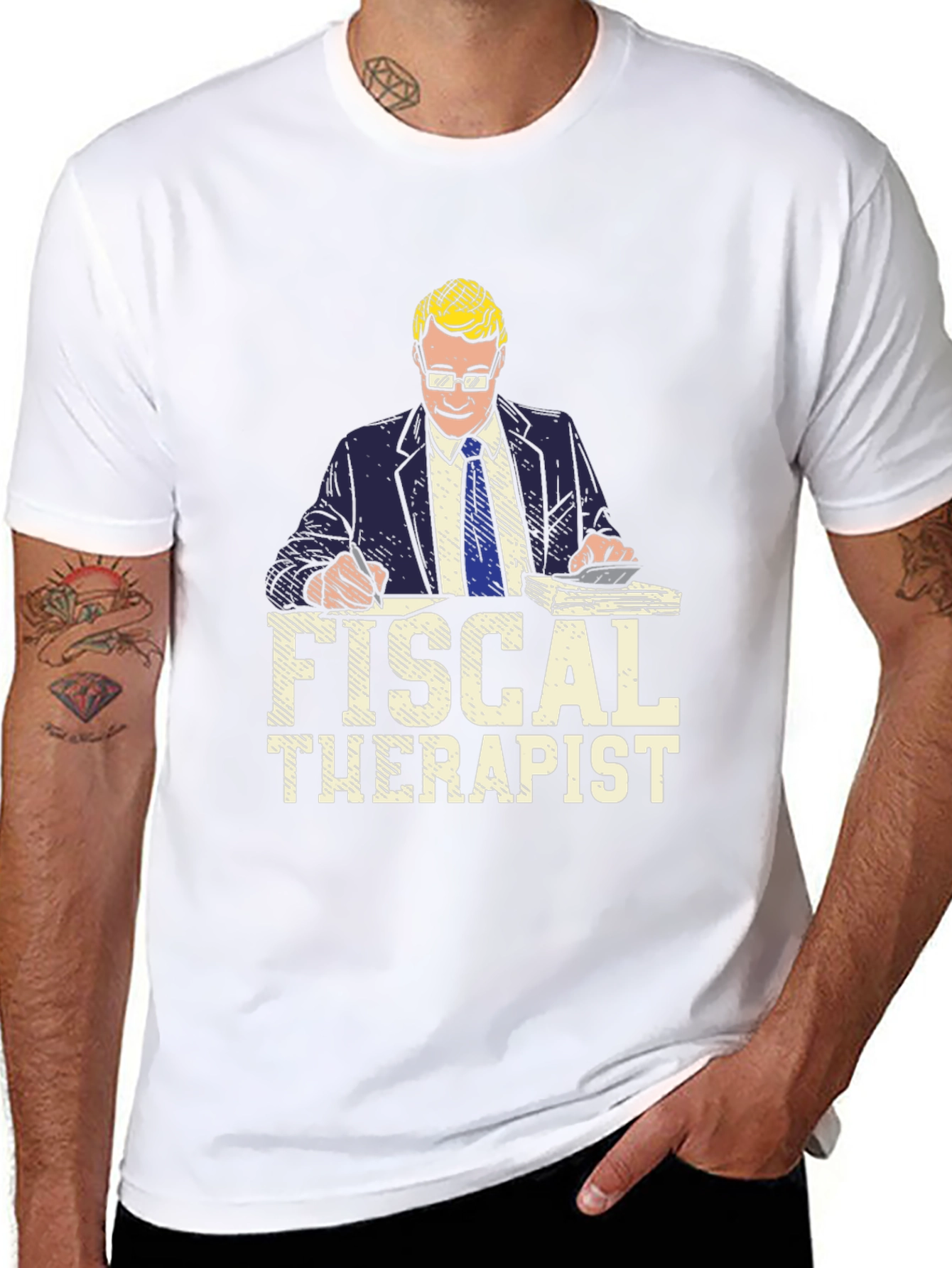 Fiscal Therapist Graphic Tee - Accountant Humor T-Shirt