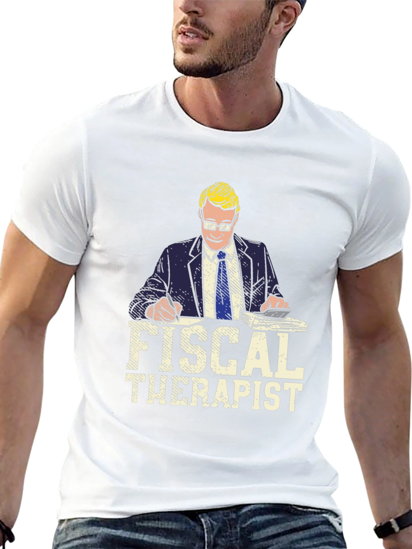 Fiscal Therapist Graphic Tee - Accountant Humor T-Shirt