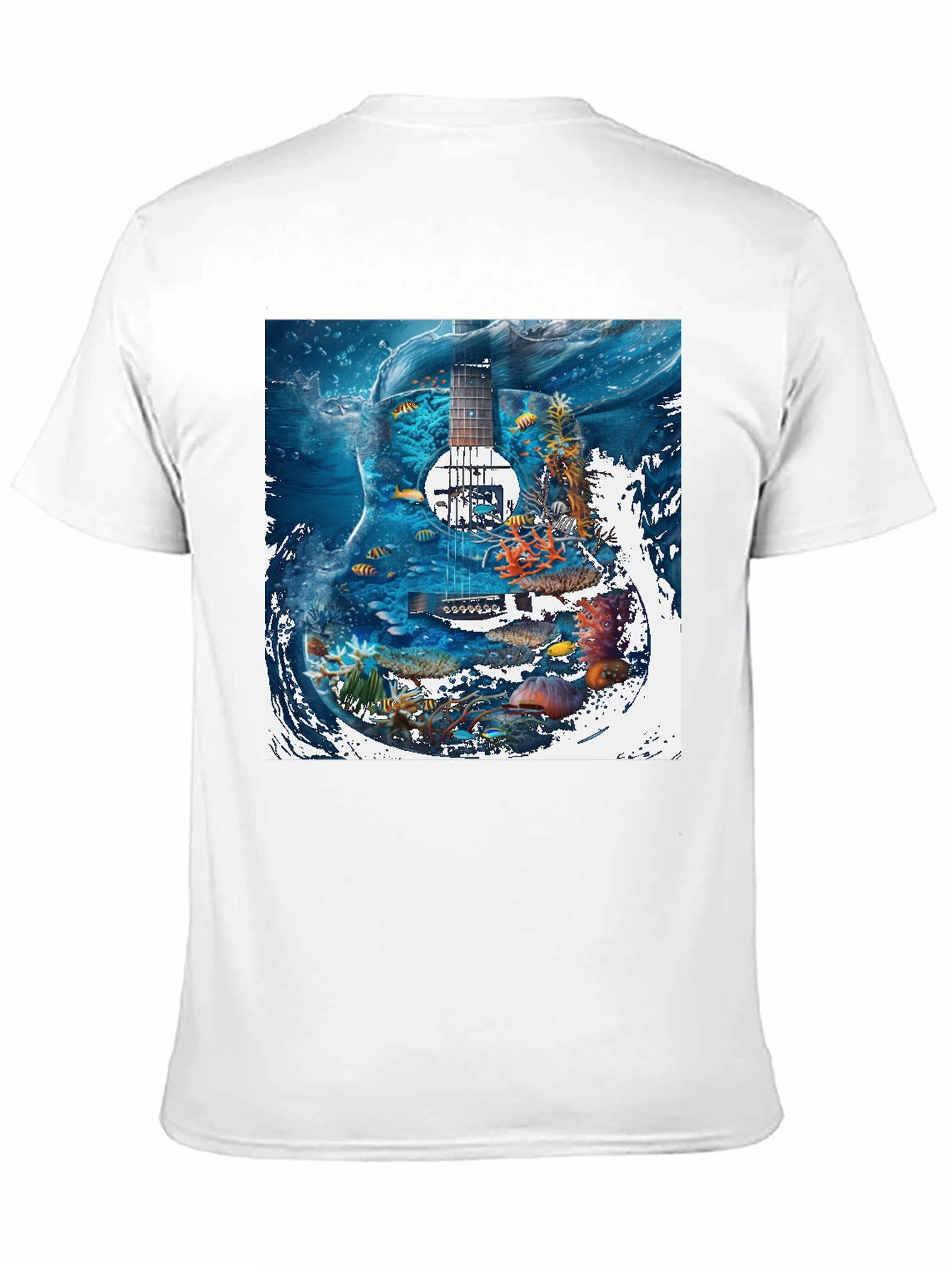 Underwater Guitar Graphic T-Shirt