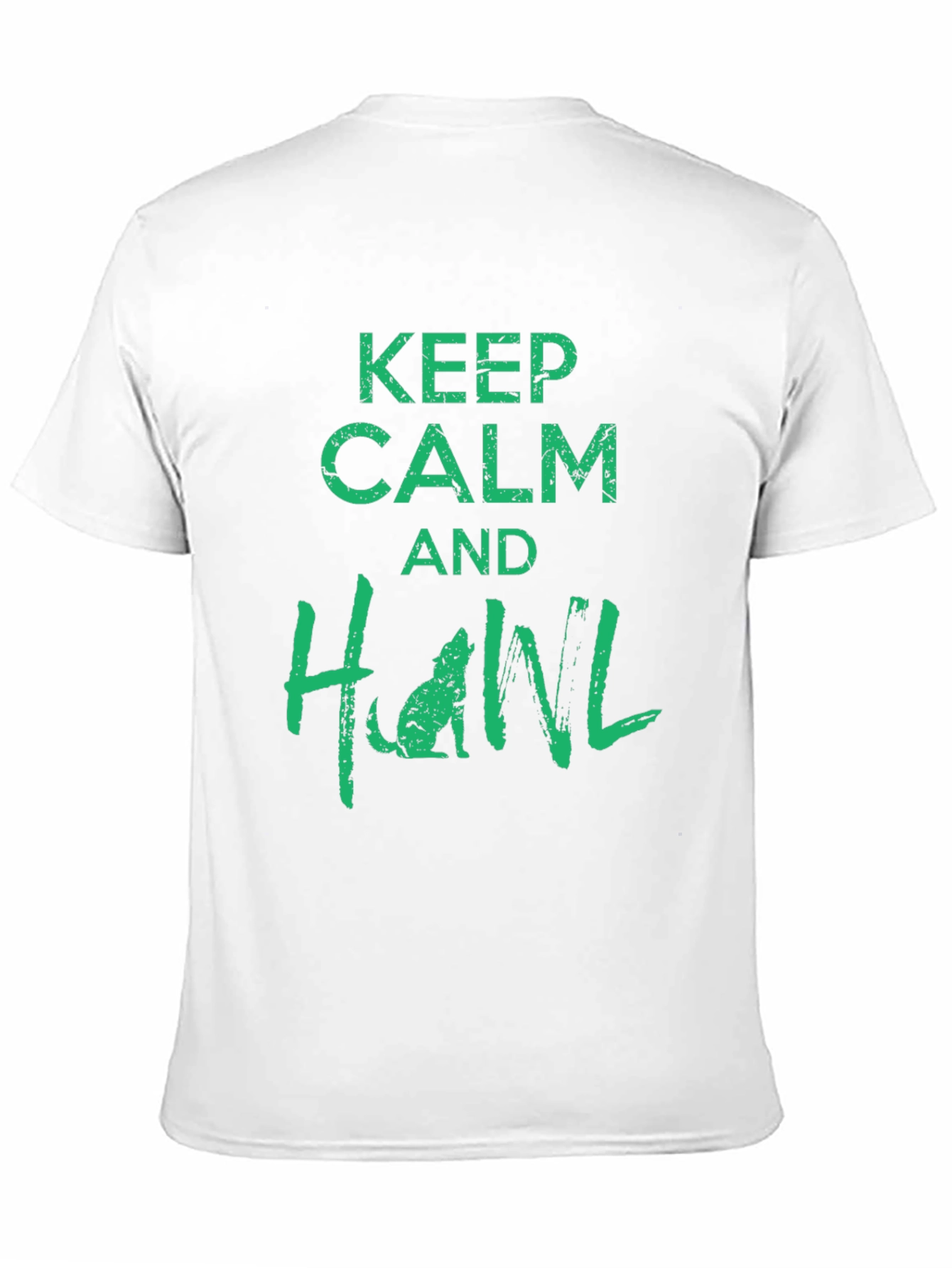 Keep Calm and Howl Black T-Shirt