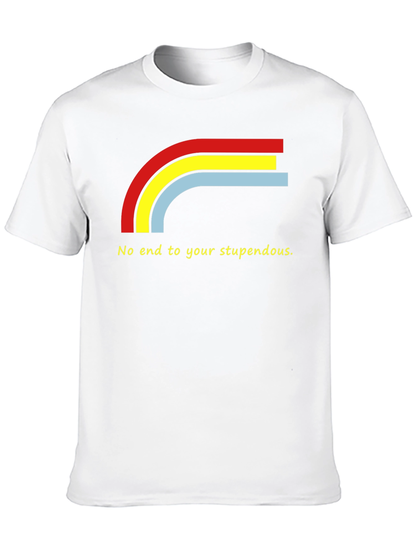 Stupendous Rainbow Graphic Tee - Black