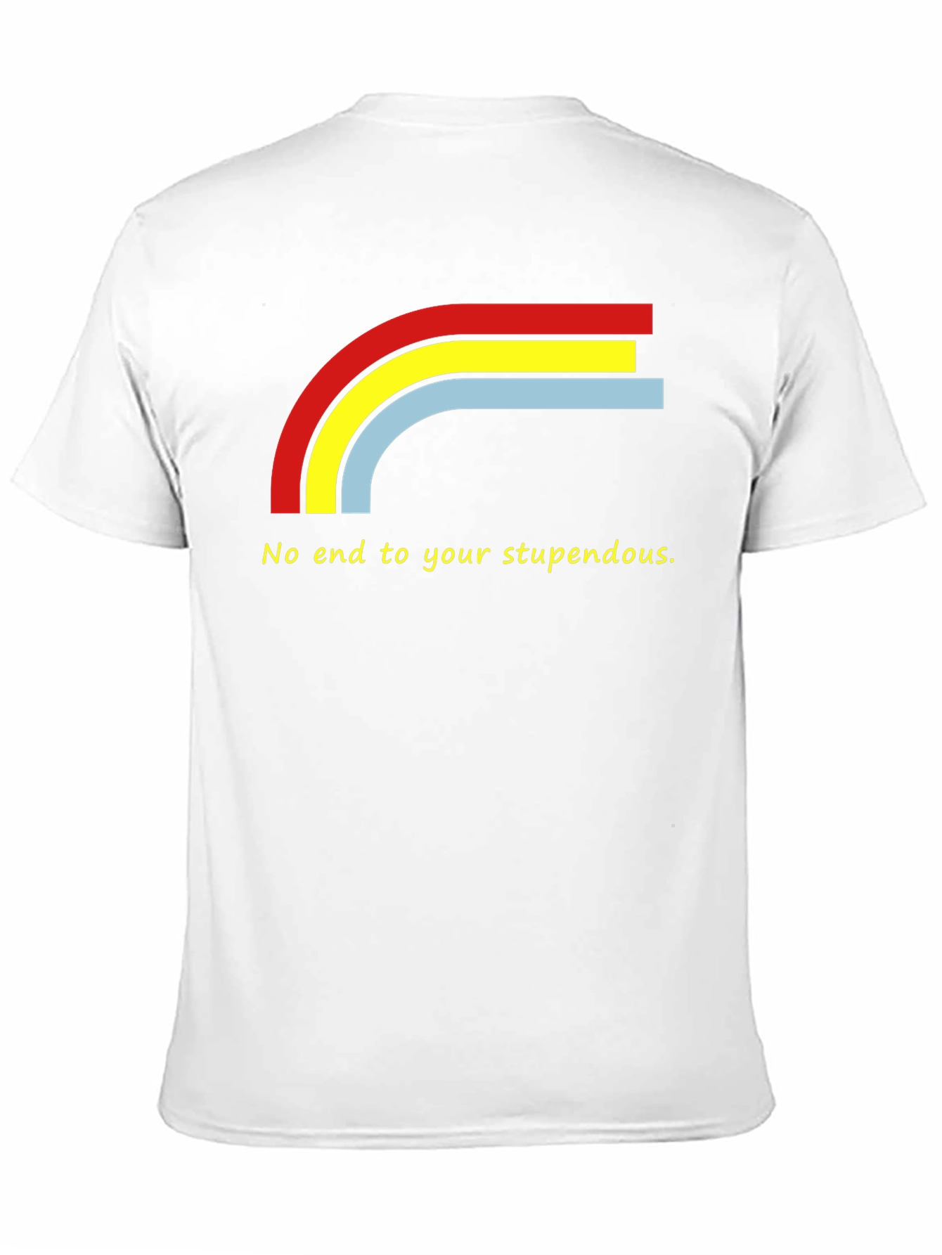 Stupendous Rainbow Graphic Tee - Black
