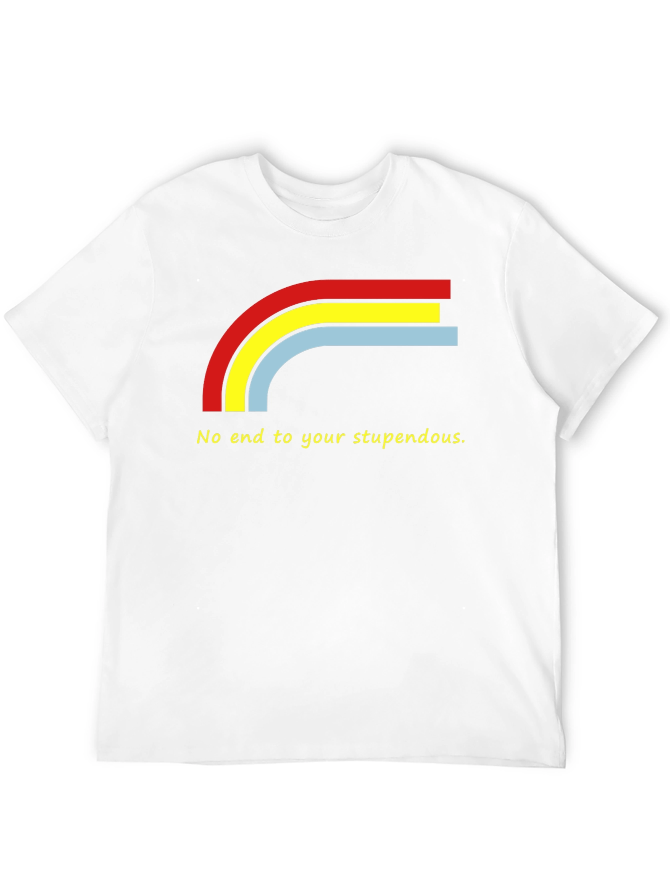 Stupendous Rainbow Graphic Tee - Black