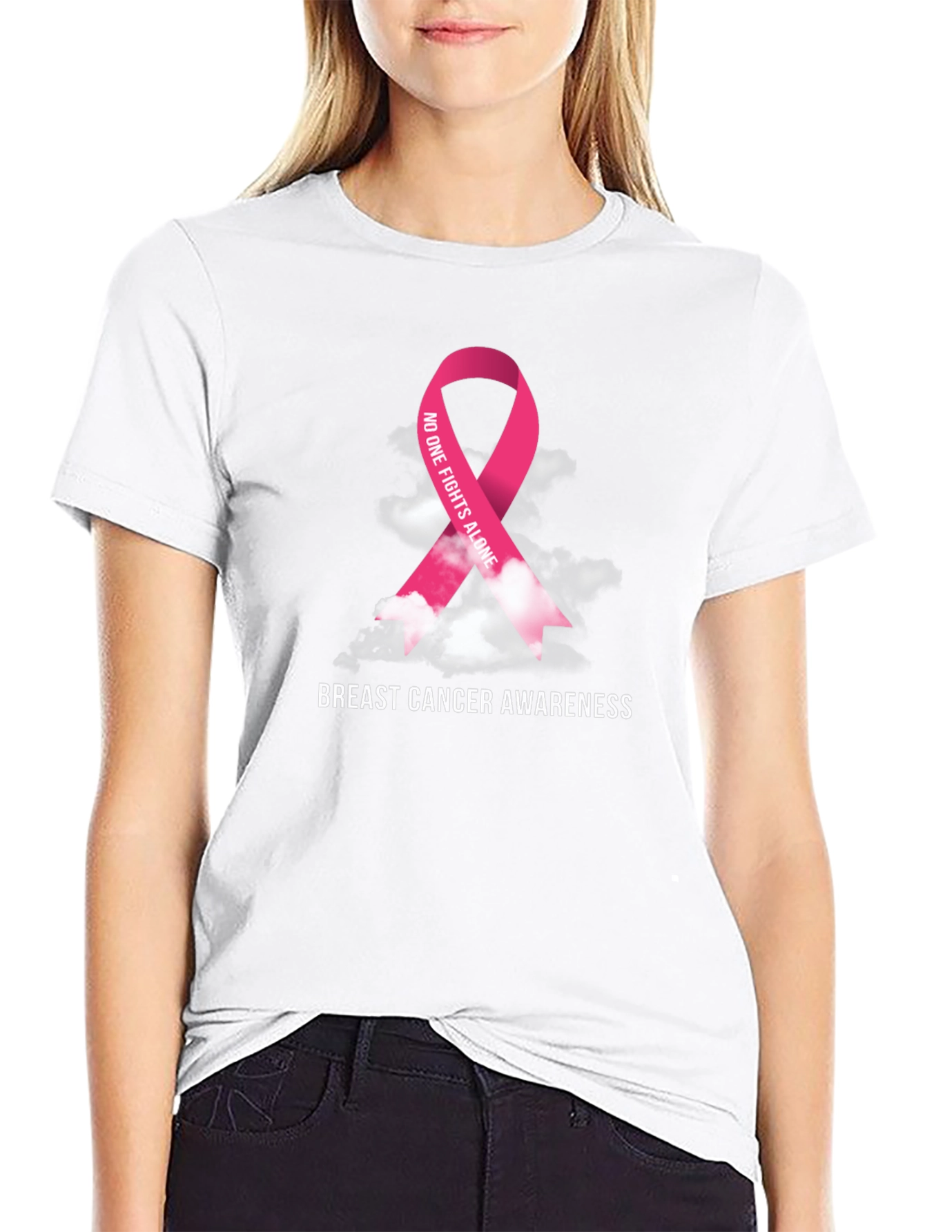 Breast Cancer Awareness Ribbon T-Shirt