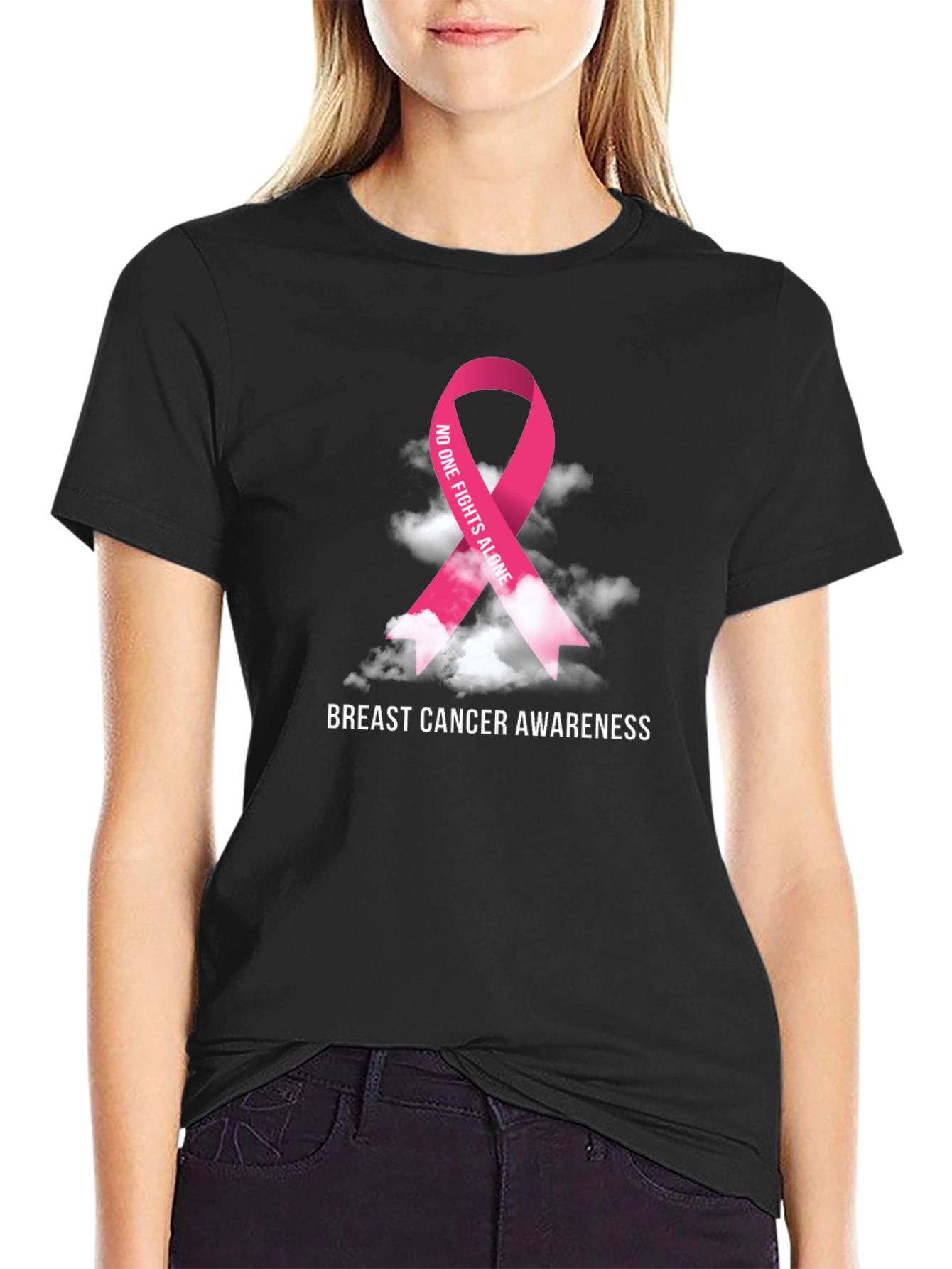 Breast Cancer Awareness Ribbon T-Shirt
