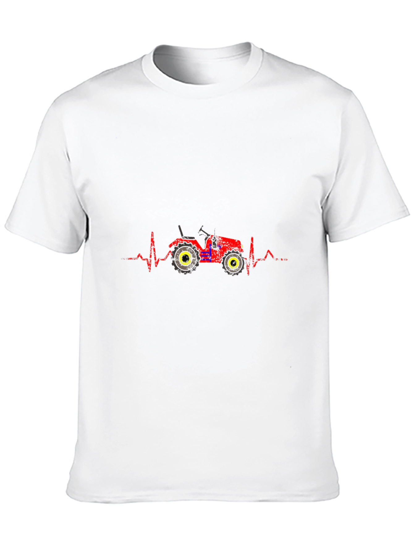 Tractor Heartbeat Graphic Tee - Black