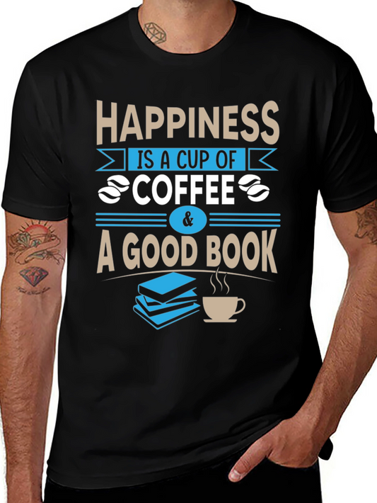 Happiness is a Cup of Coffee and a Good Book T-Shirt