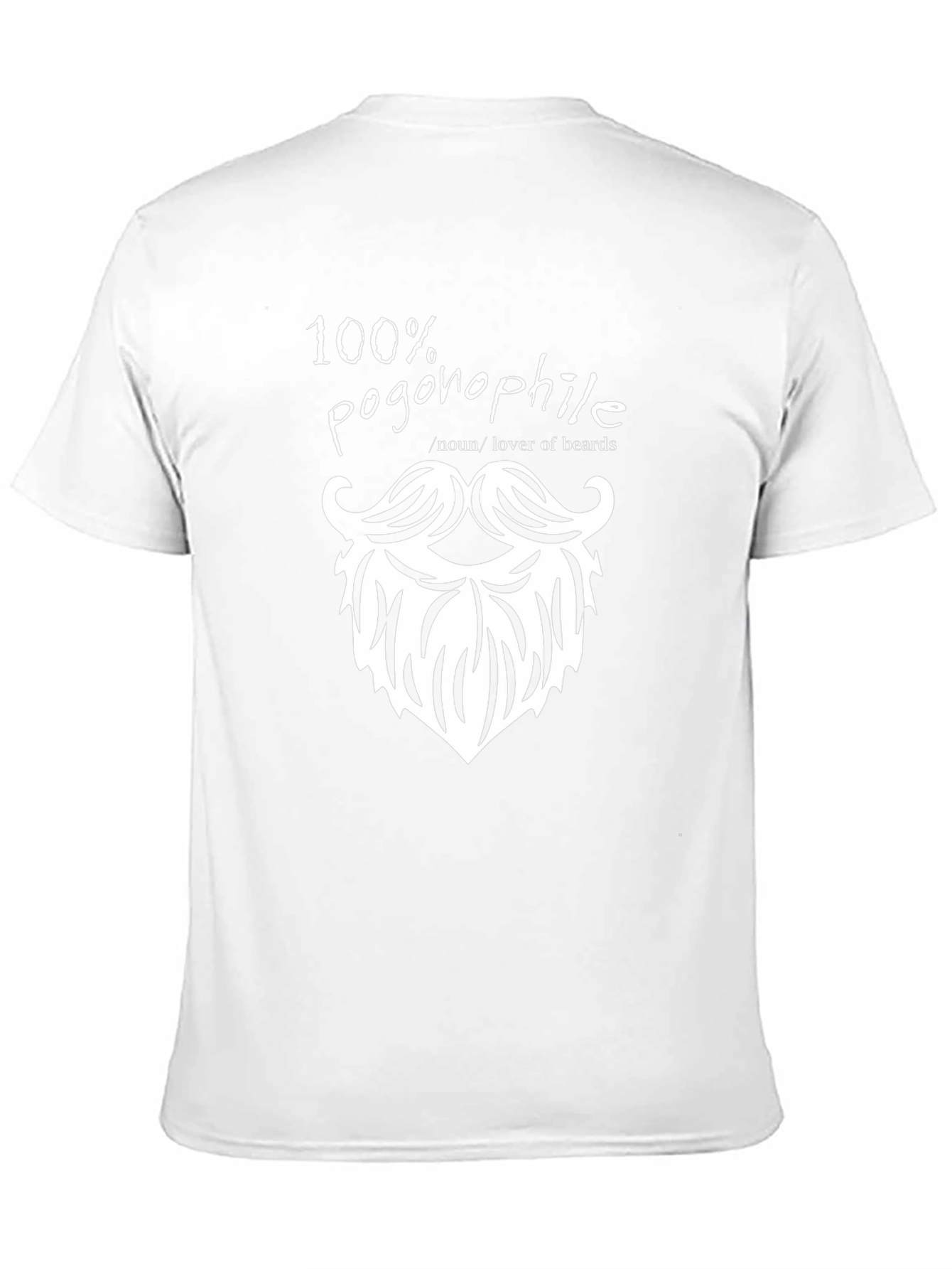 100% Pogophile T-Shirt - Lover of Beards Tee