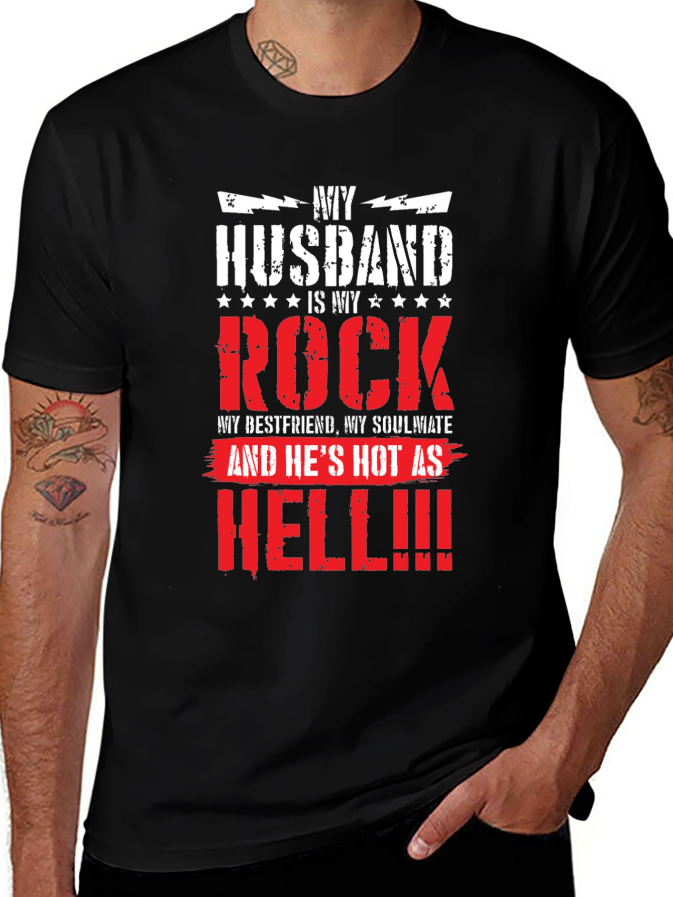 My Husband is My Rock T-Shirt