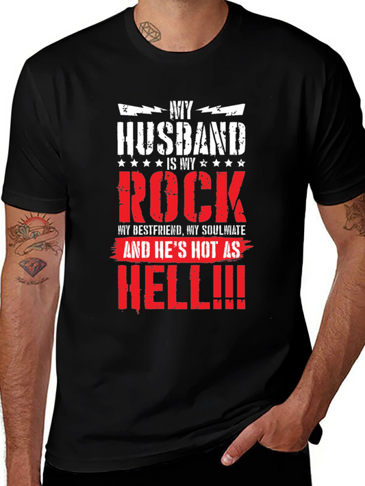 My Husband is My Rock T-Shirt