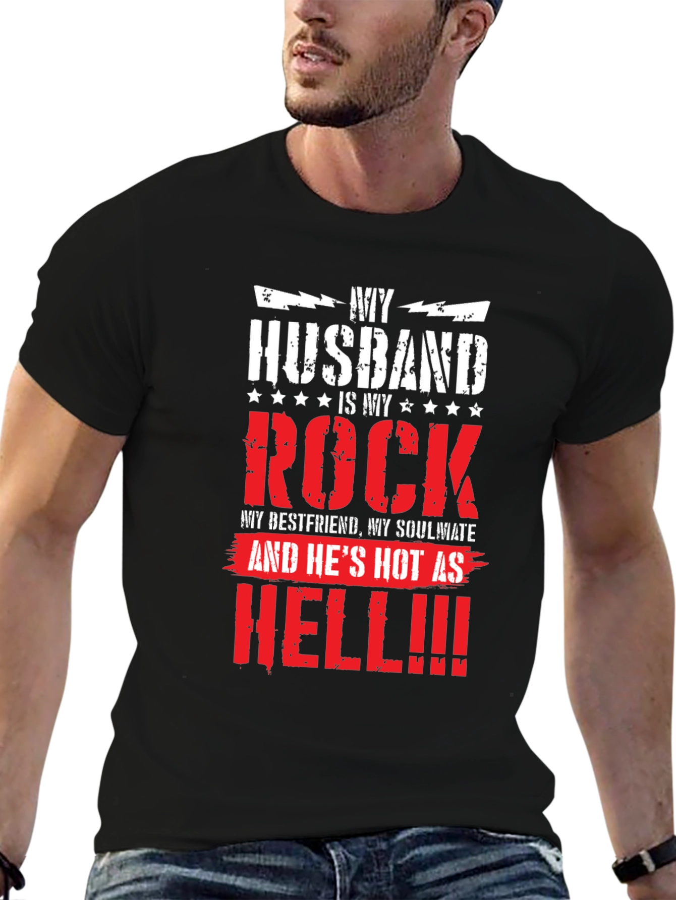 My Husband is My Rock T-Shirt